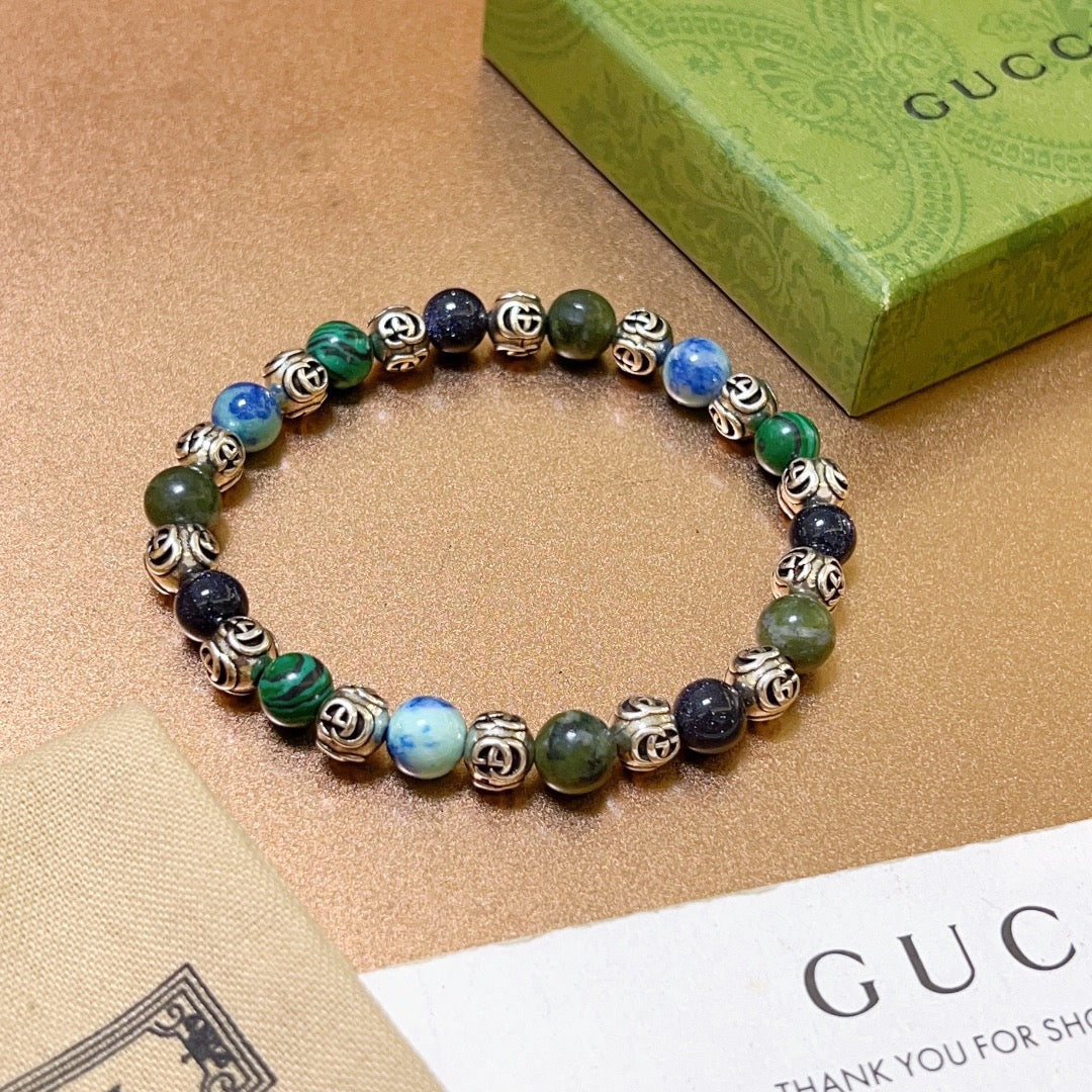 Martin Graham bracelet in polished metal-tone – detail view