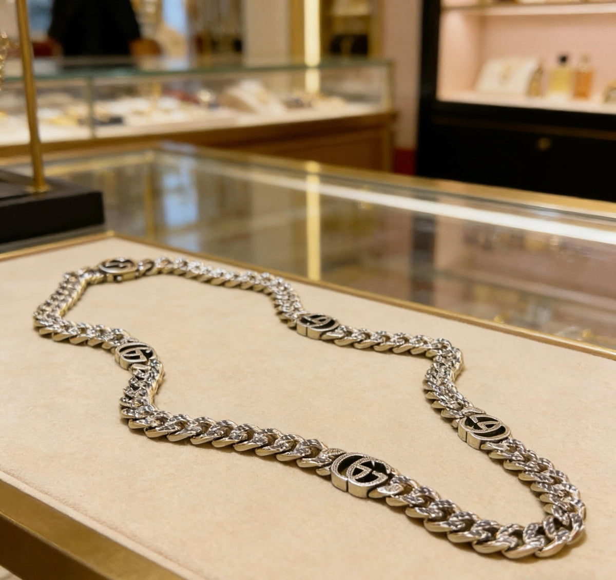 Martin Graham pendant necklace in polished metal-tone – main product view