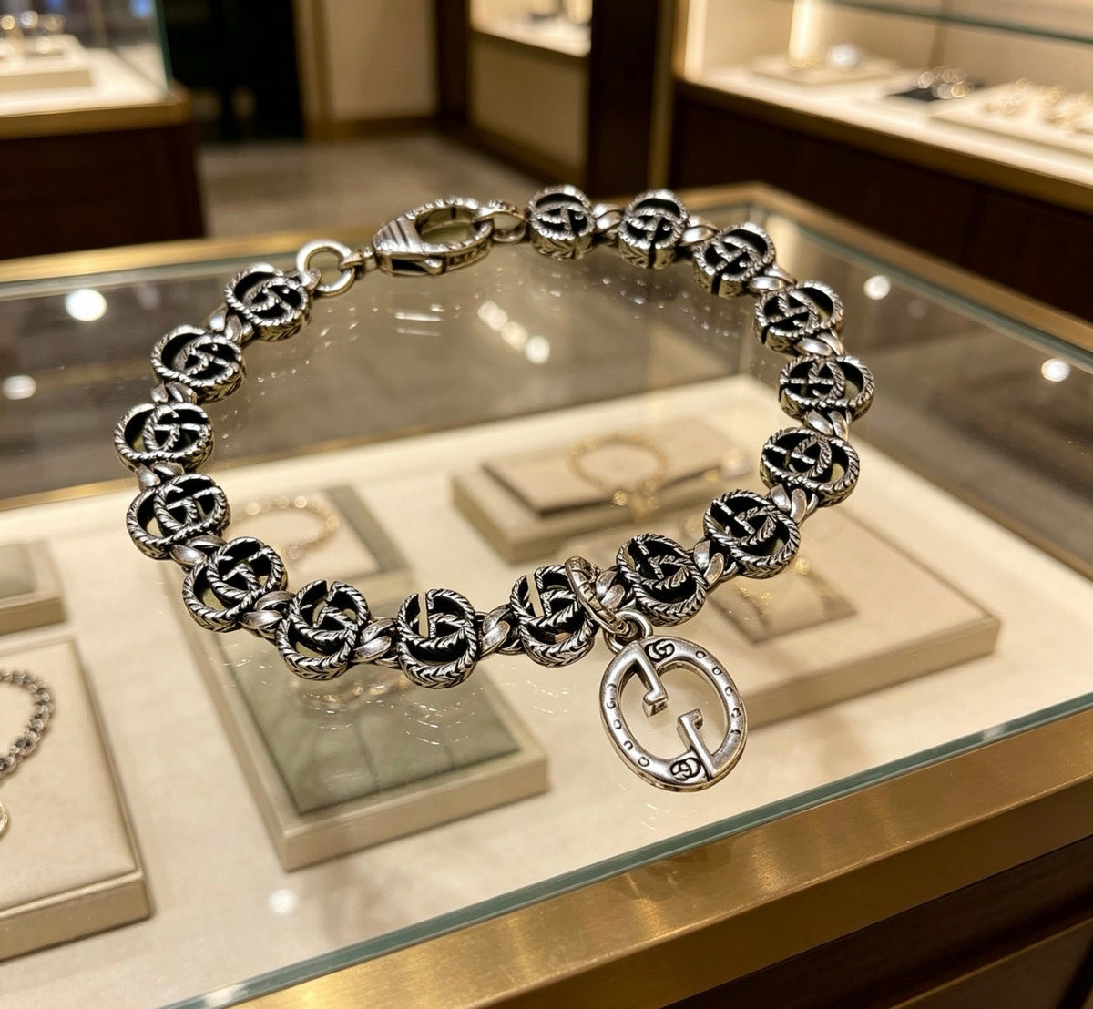 Martin Graham bracelet in polished metal-tone – main product view