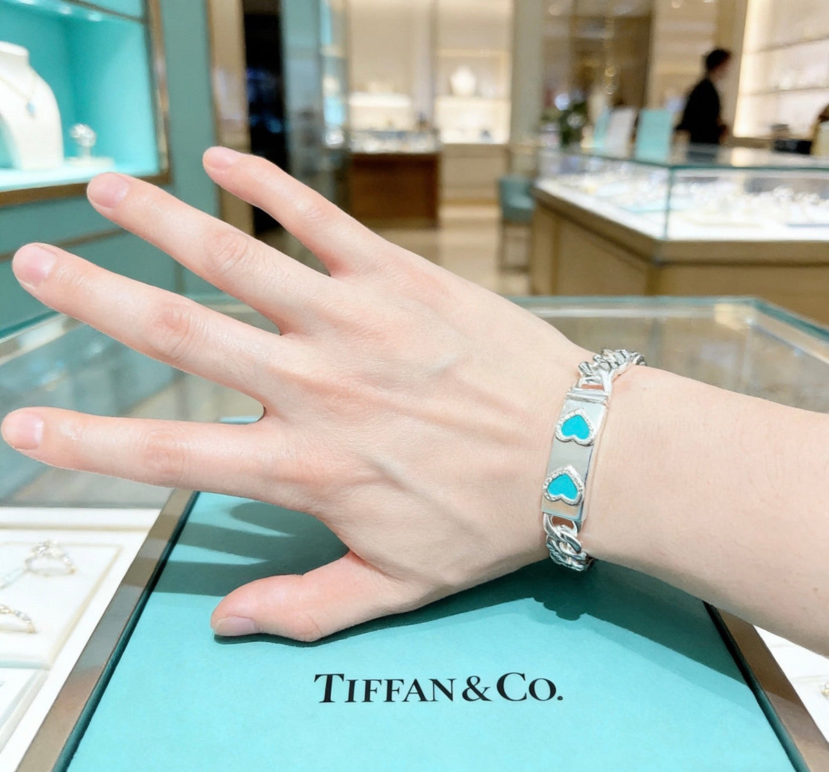Martin Graham bracelet in polished metal-tone – front product view