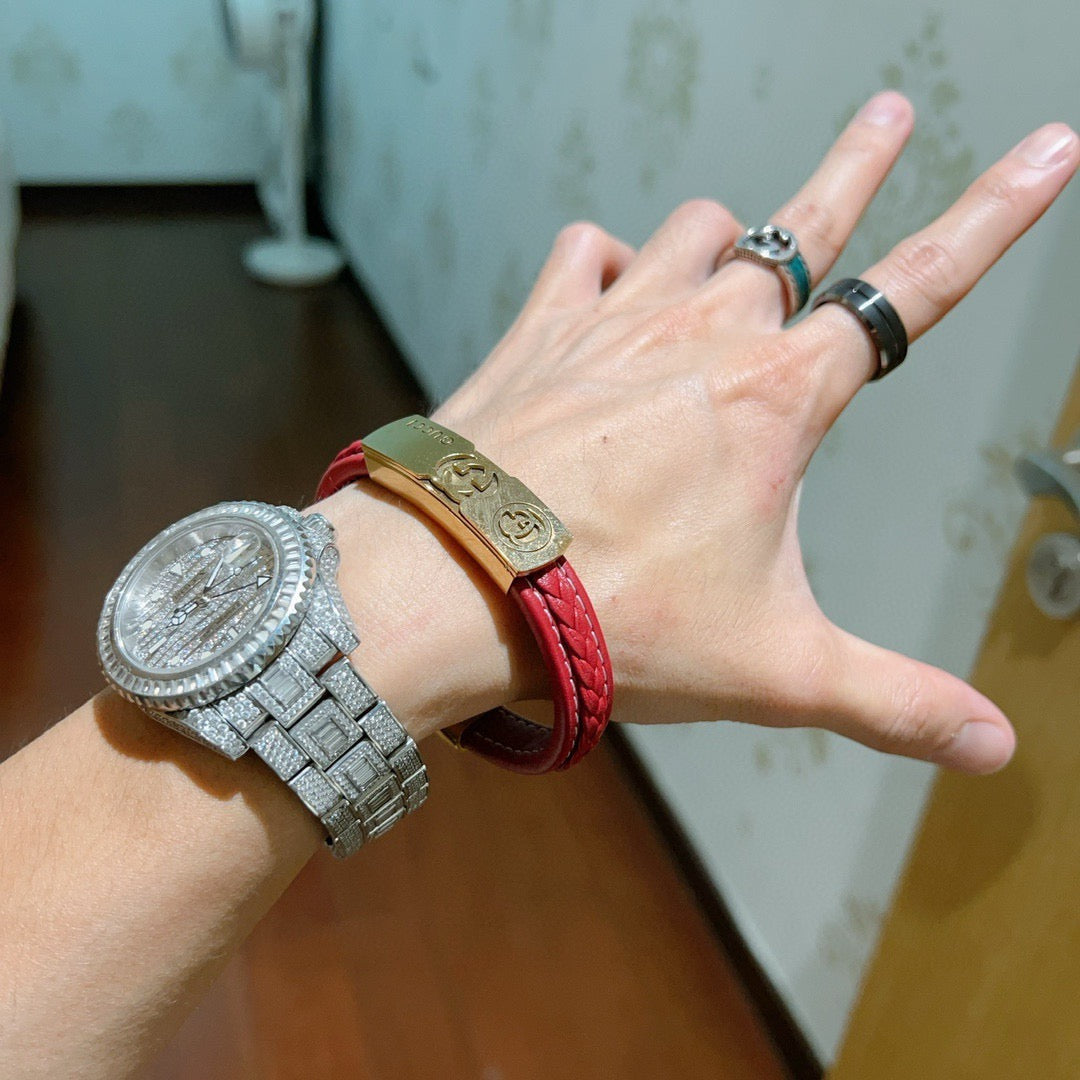 Martin Graham bangle in polished metal-tone – main product view