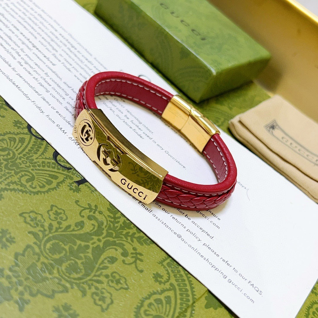 Martin Graham bangle in polished metal-tone – front product view