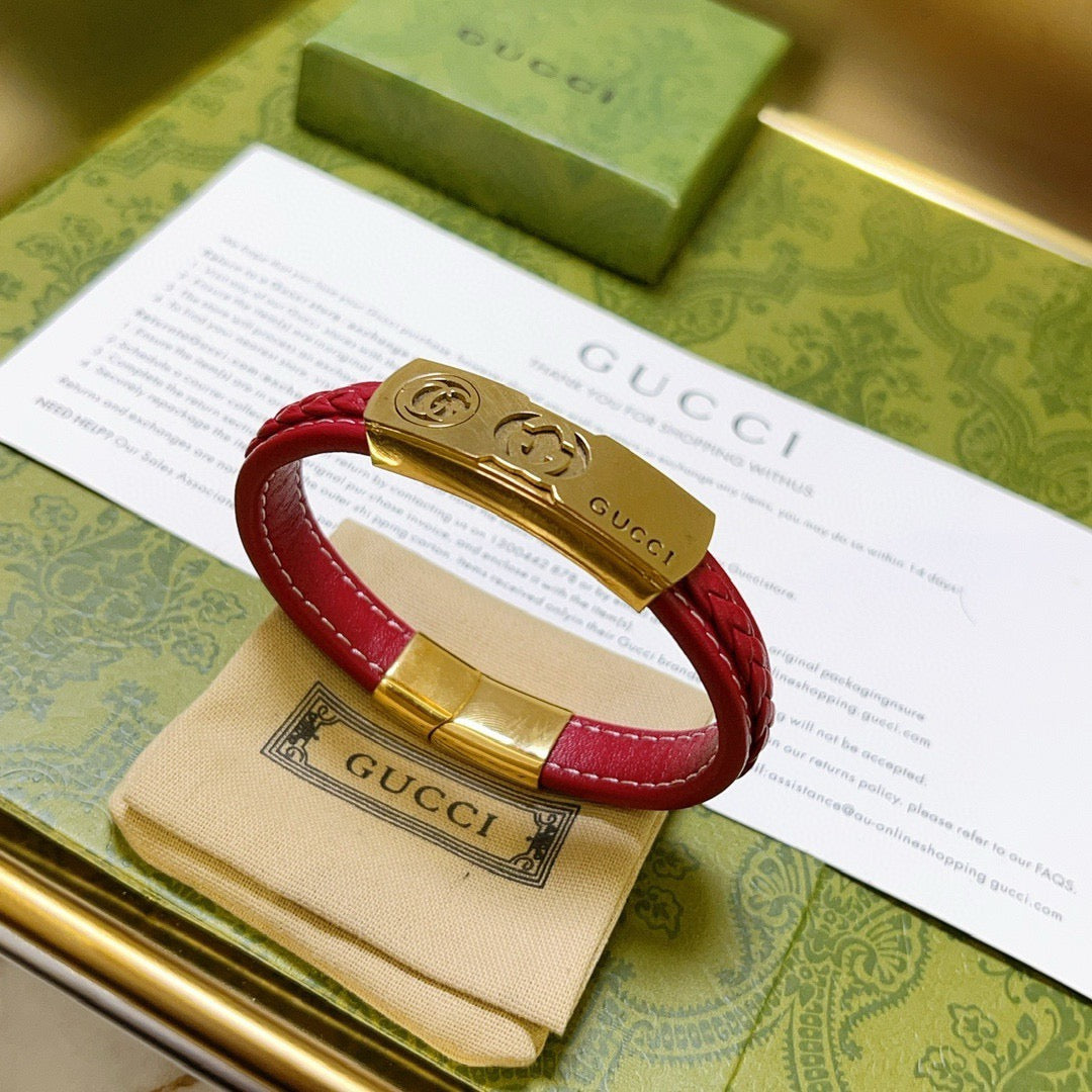 Martin Graham bangle in polished metal-tone – front product view