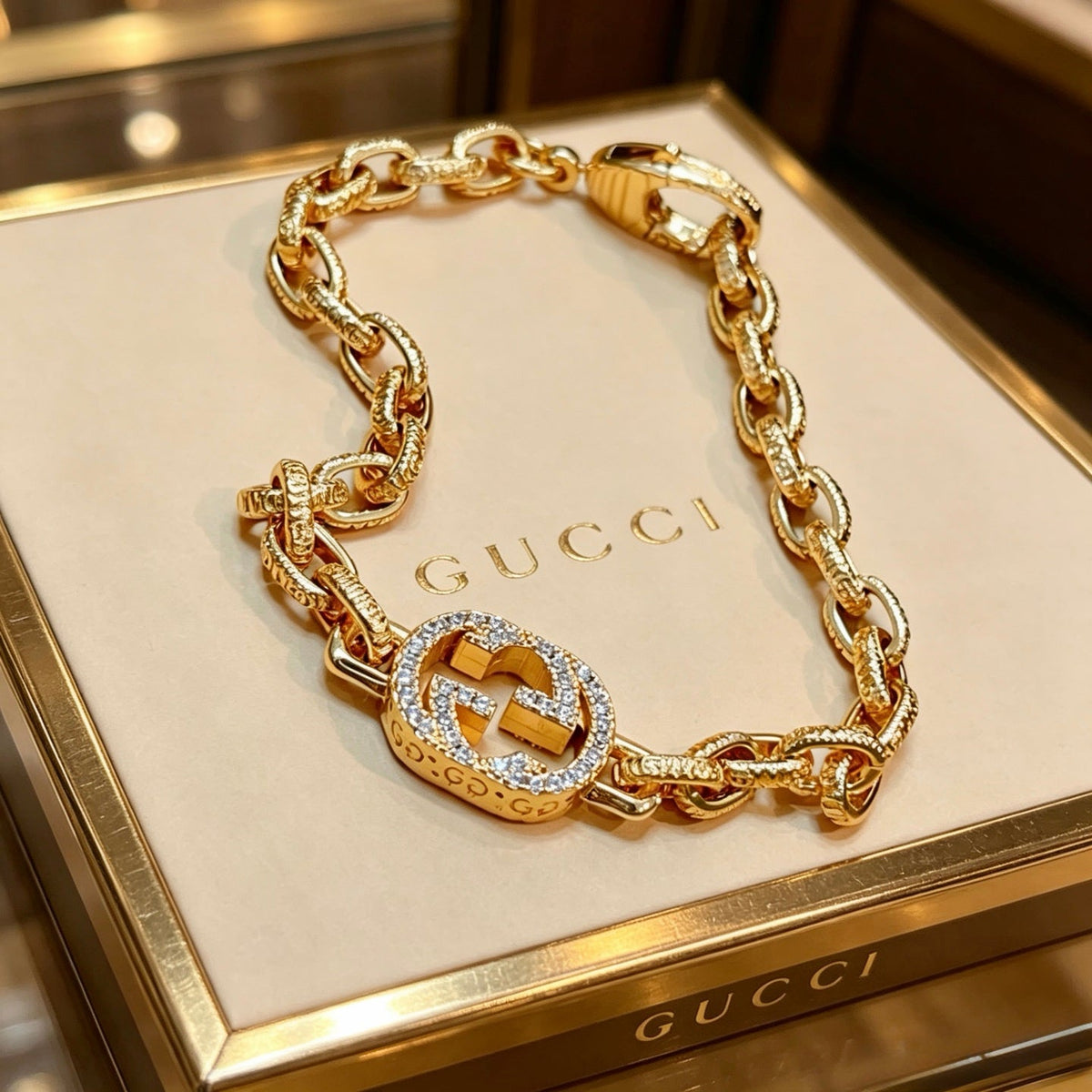Martin Graham bracelet in polished metal-tone – main product view