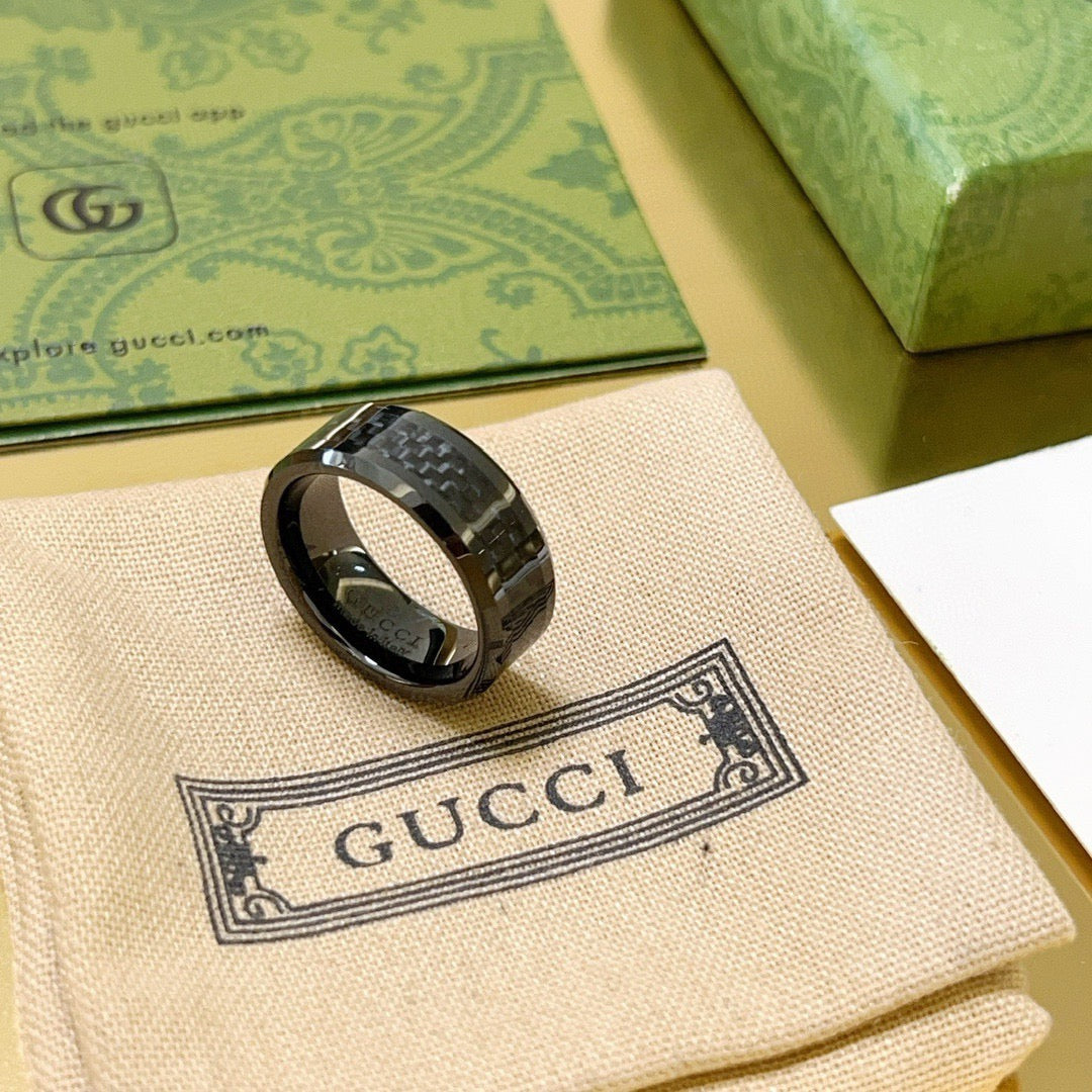 Martin Graham ring in polished metal-tone – front product view