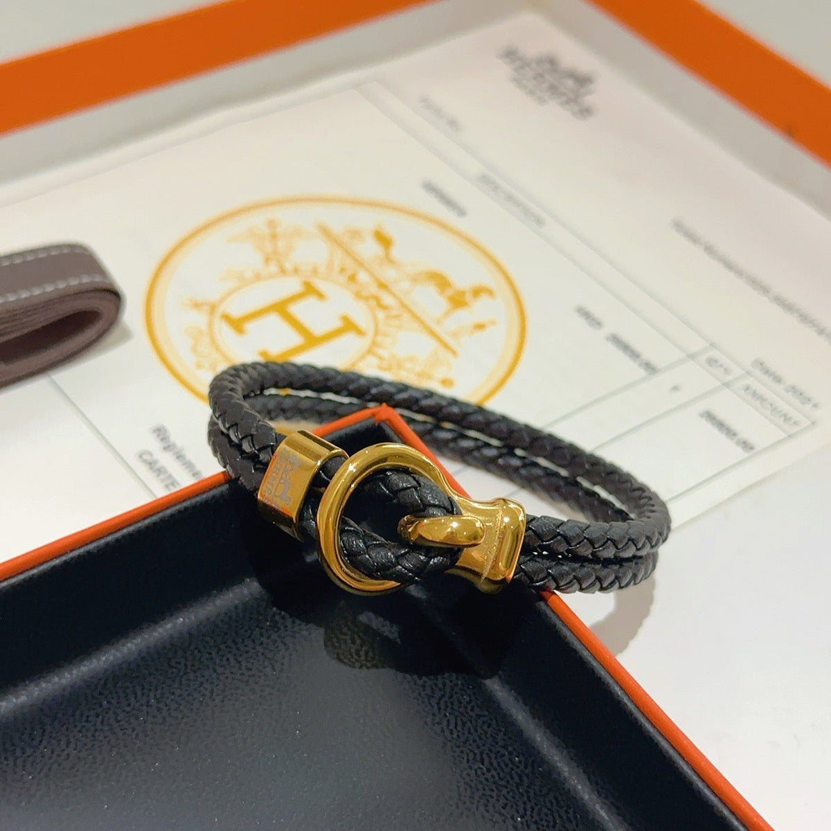 Martin Graham bangle in polished metal-tone – front product view