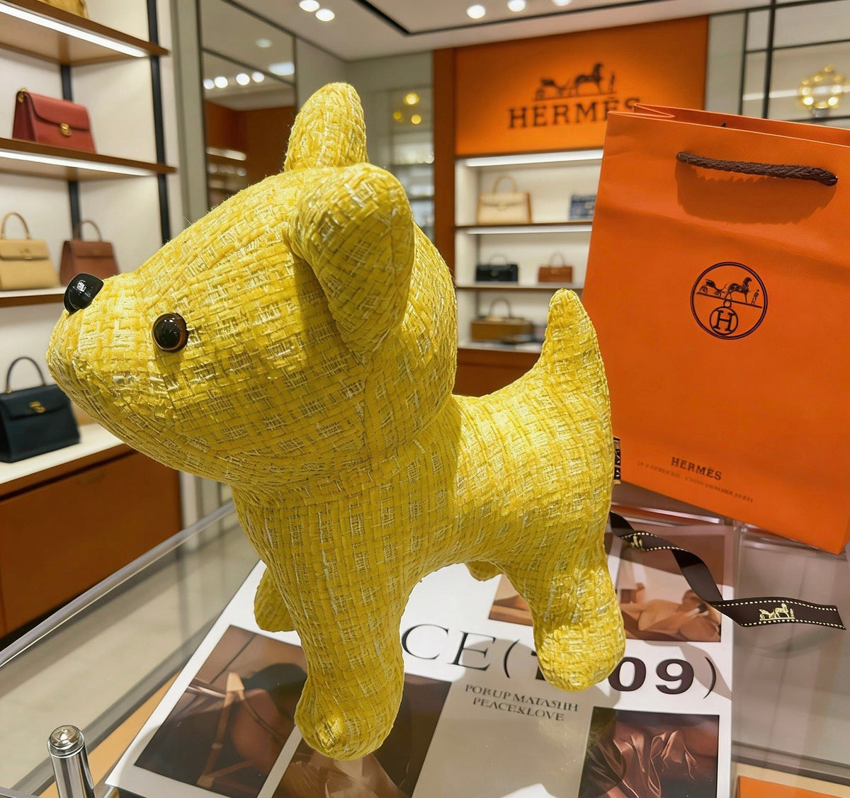 Horse Plush Figure – Design 005 side detail