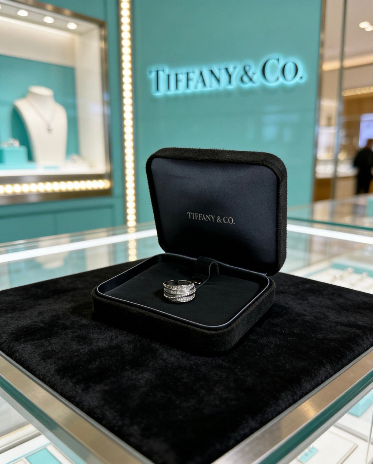 Martin Graham ring in polished metal-tone – styled product view