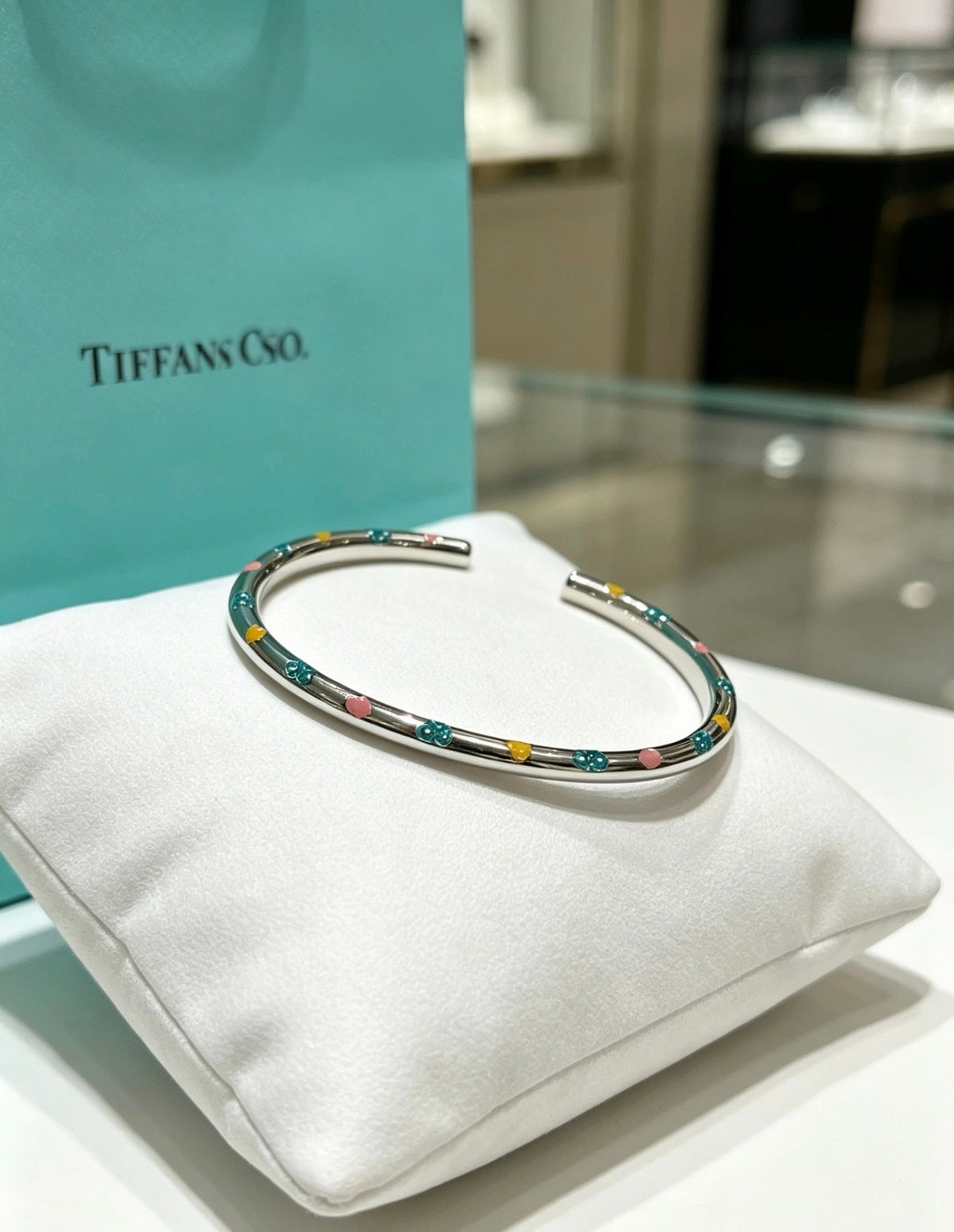 Martin Graham bangle in polished metal-tone – main product view