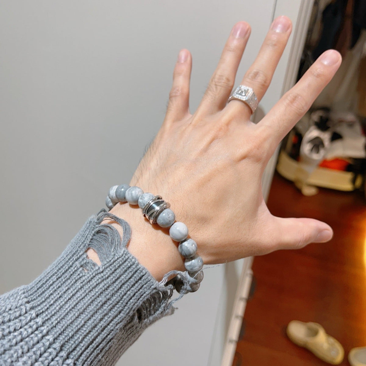 Martin Graham ring in polished metal-tone – main product view