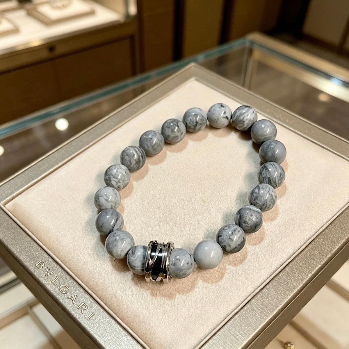 Martin Graham ring in polished metal-tone – front product view