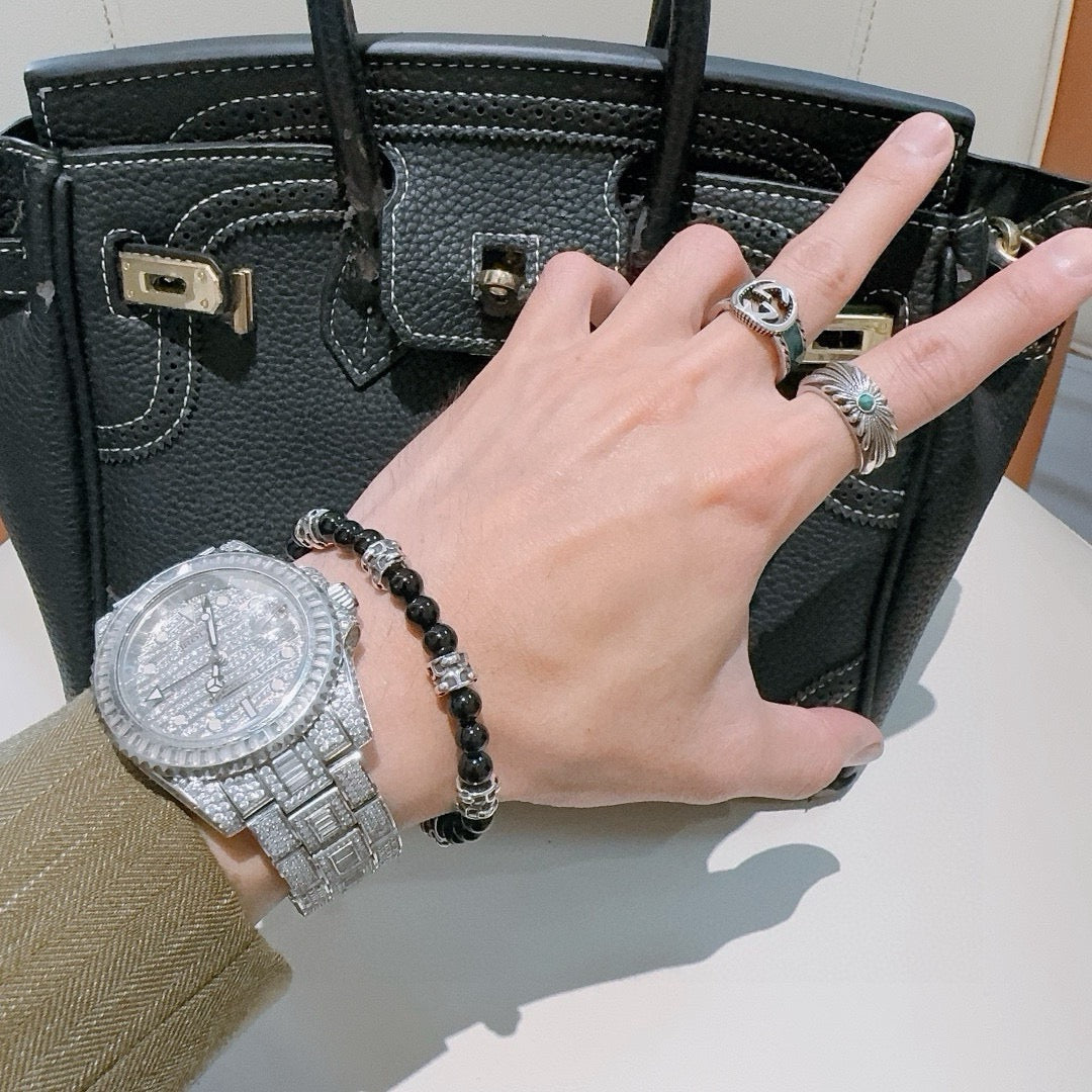 Martin Graham bracelet in polished metal-tone – main product view