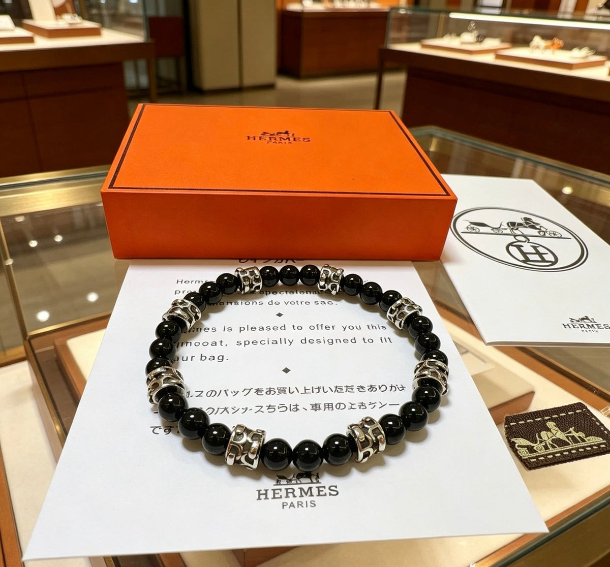 Martin Graham bracelet in polished metal-tone – front product view