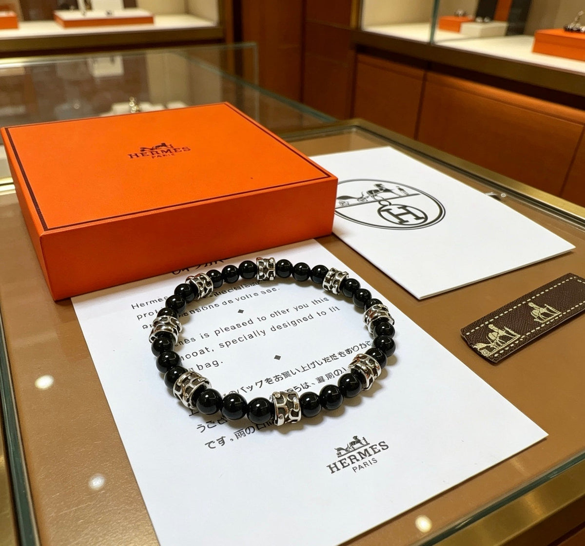 Martin Graham bracelet in polished metal-tone – styled product view
