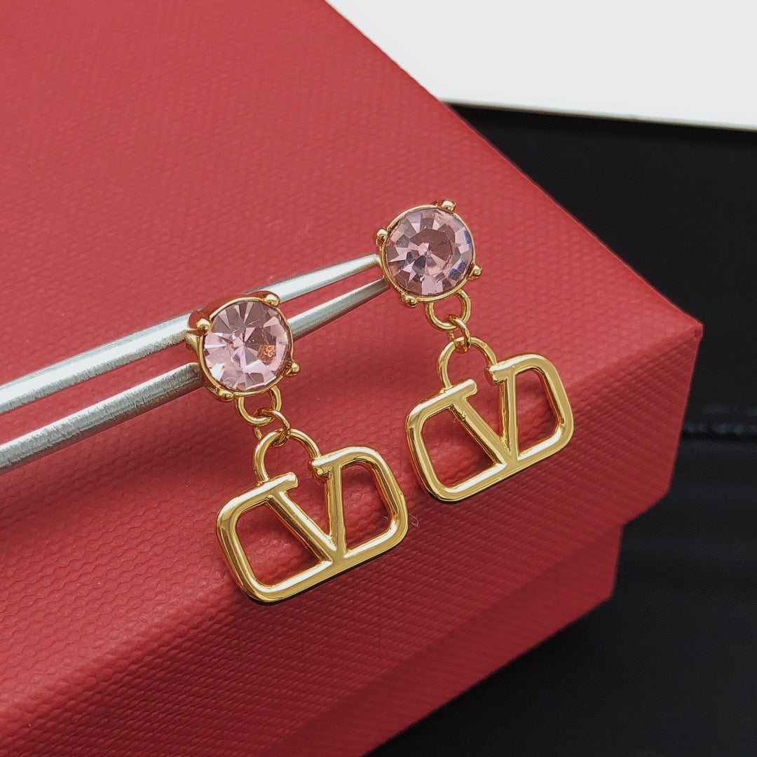 Martin Graham stud earrings in polished metal-tone – main product view