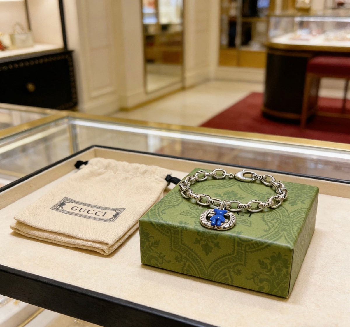 Martin Graham bracelet in polished metal-tone – front product view