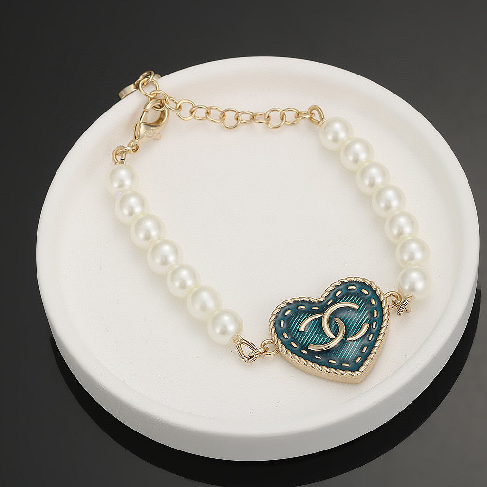 Martin Graham bracelet in polished metal-tone – front product view