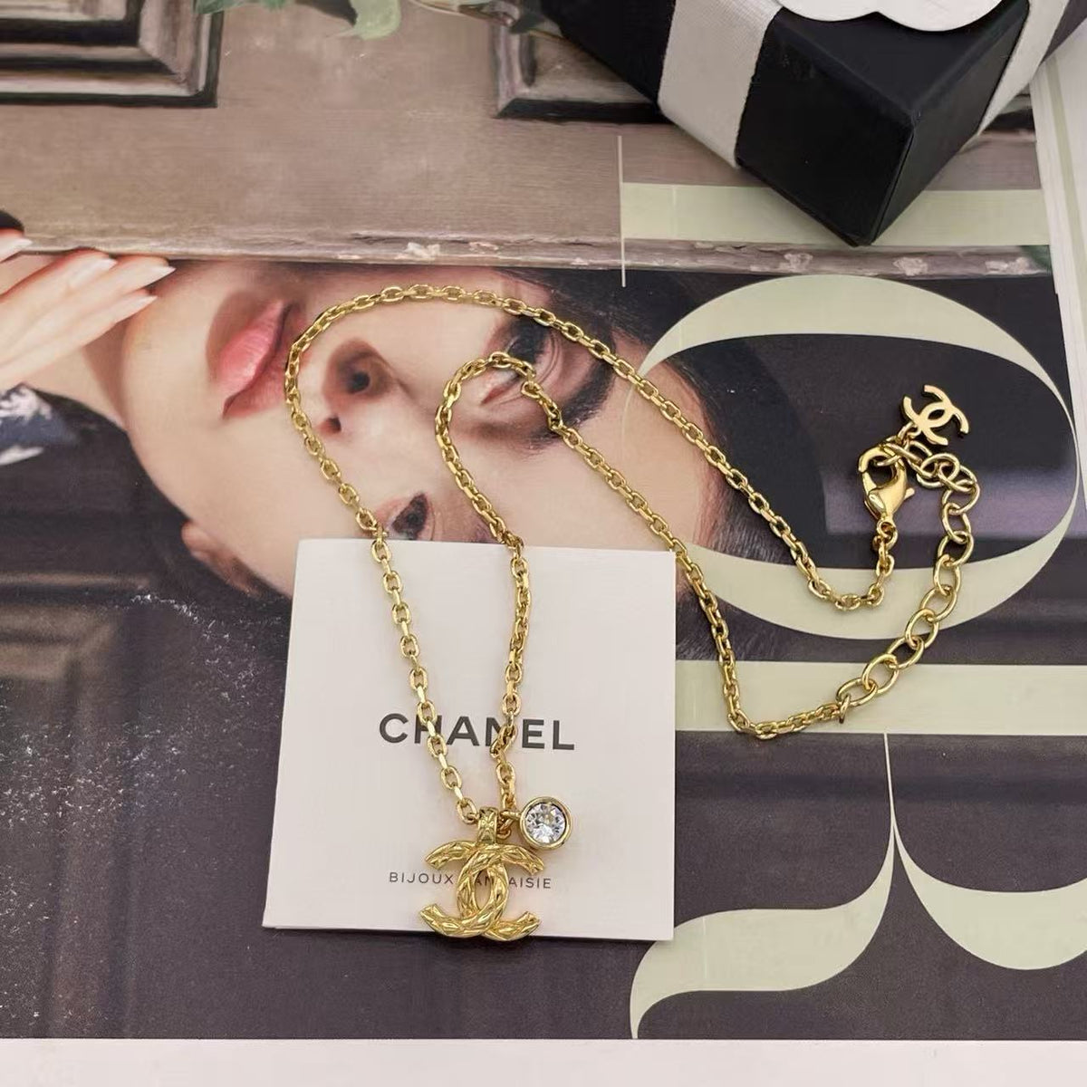 Martin Graham pendant necklace in polished metal-tone – main product view