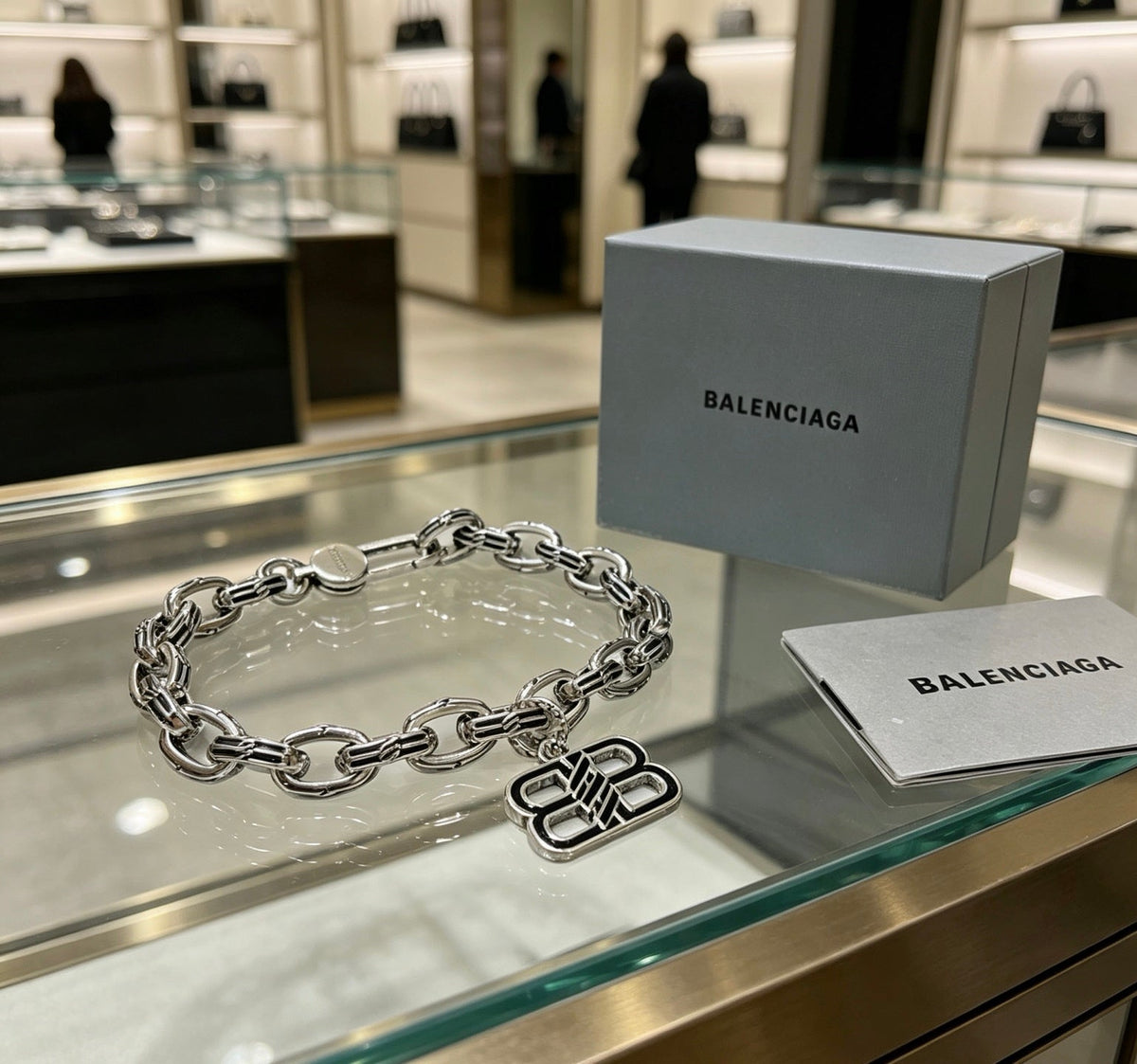 Martin Graham bracelet in polished metal-tone – main product view
