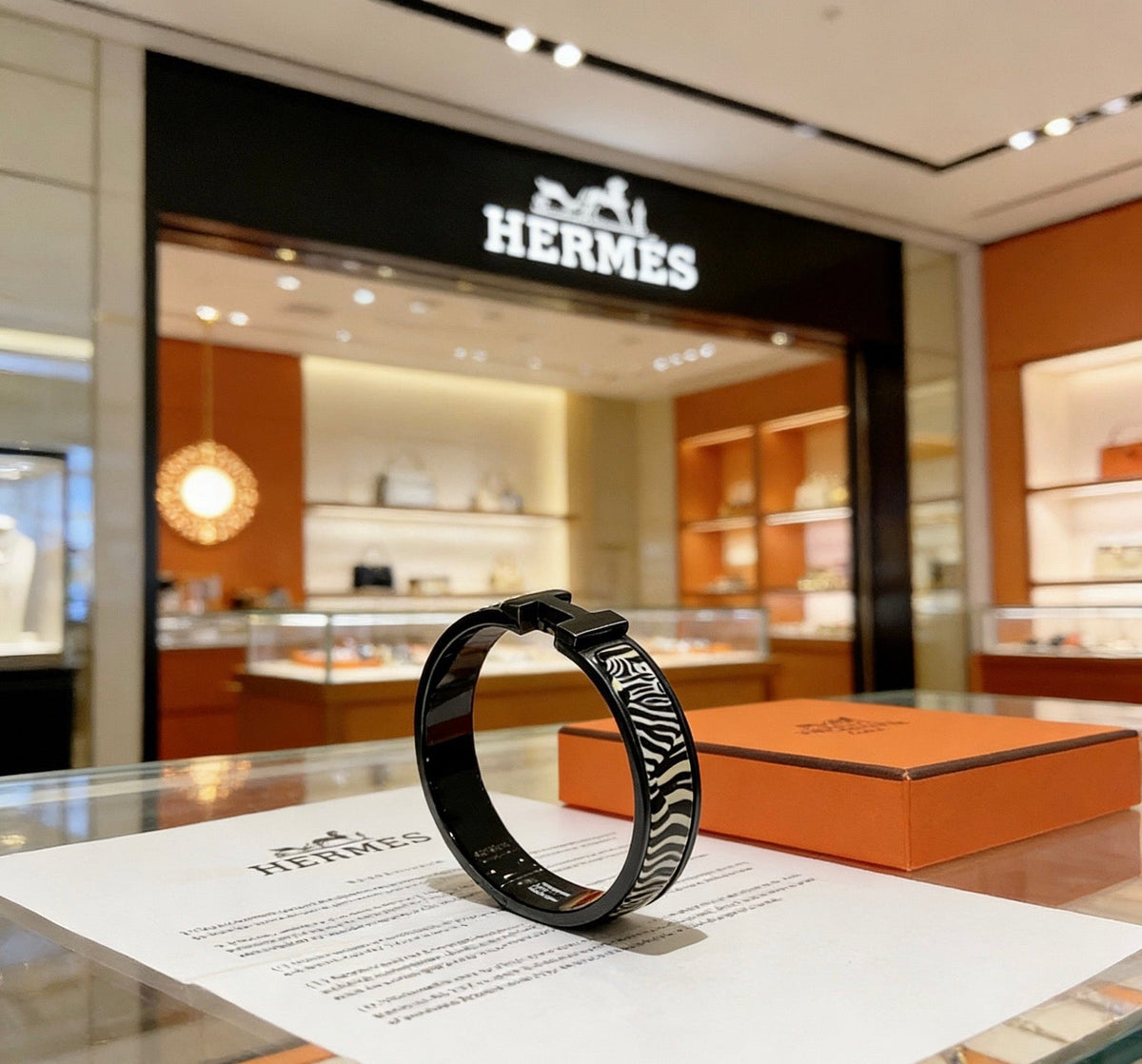 Martin Graham bangle in polished metal-tone – main product view