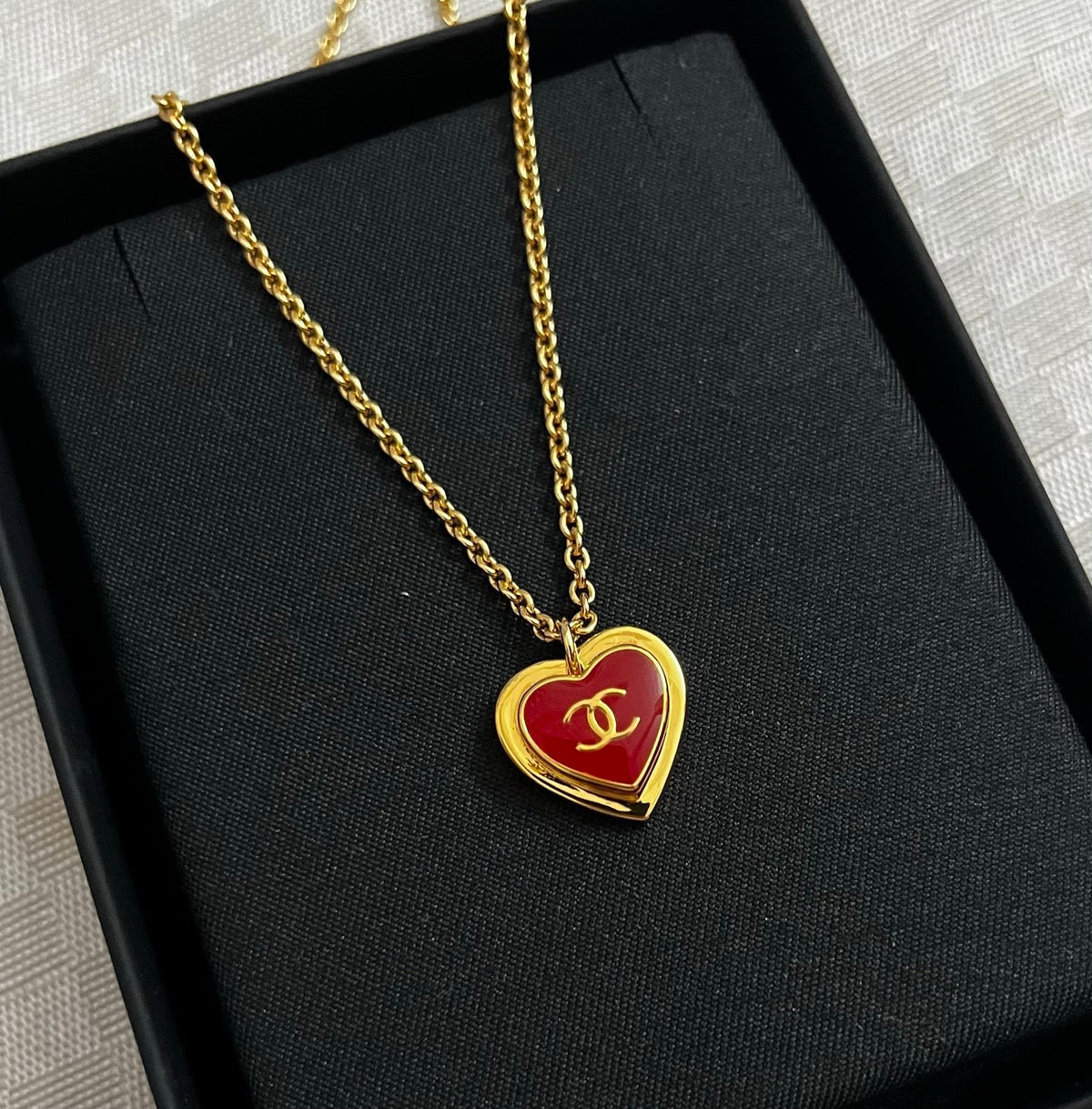 Martin Graham pendant necklace in polished metal-tone – front product view