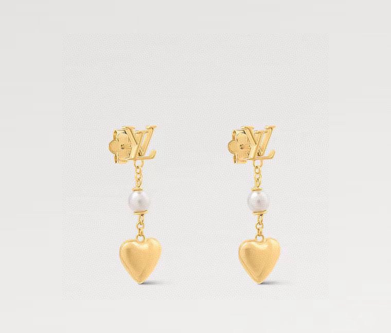 Martin Graham stud earrings in polished metal-tone – front product view
