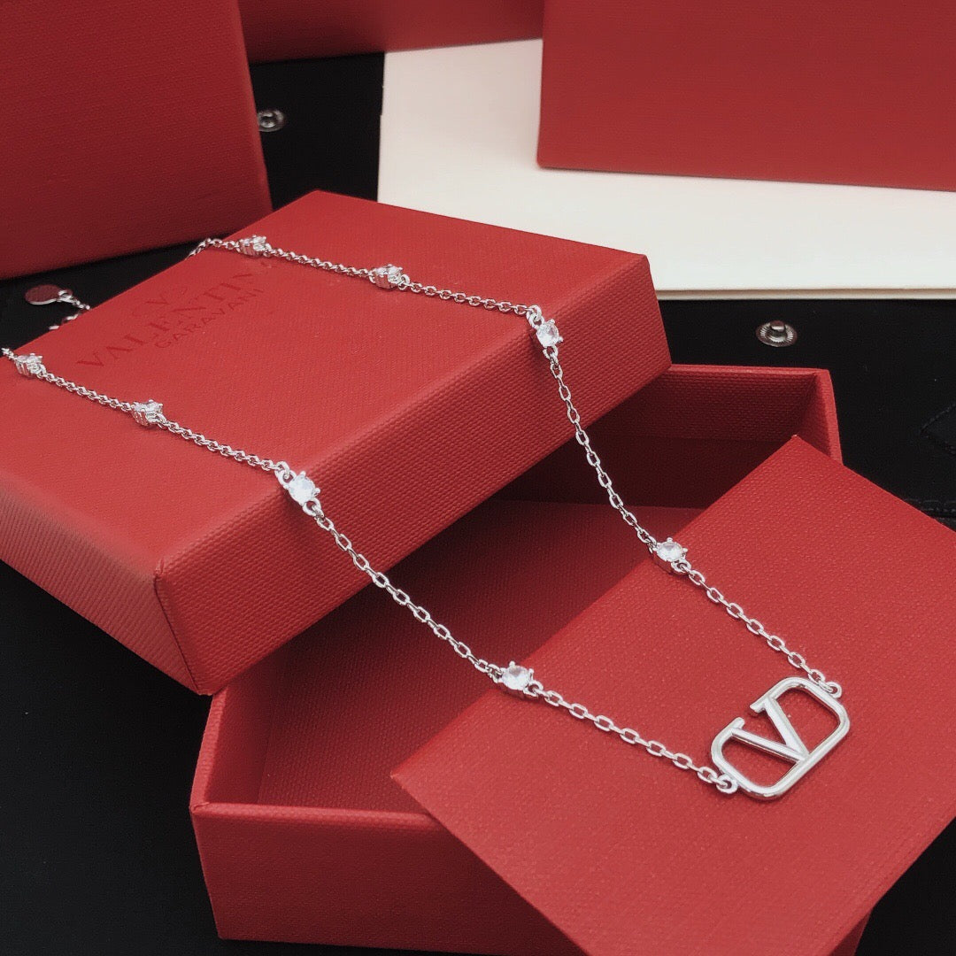 Martin Graham pendant necklace in polished metal-tone – main product view