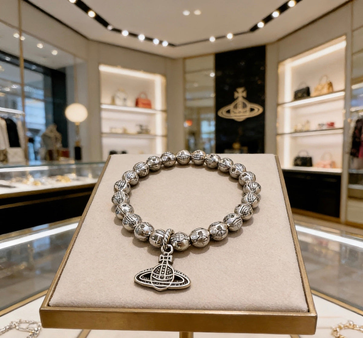 Martin Graham bracelet in polished metal-tone – main product view