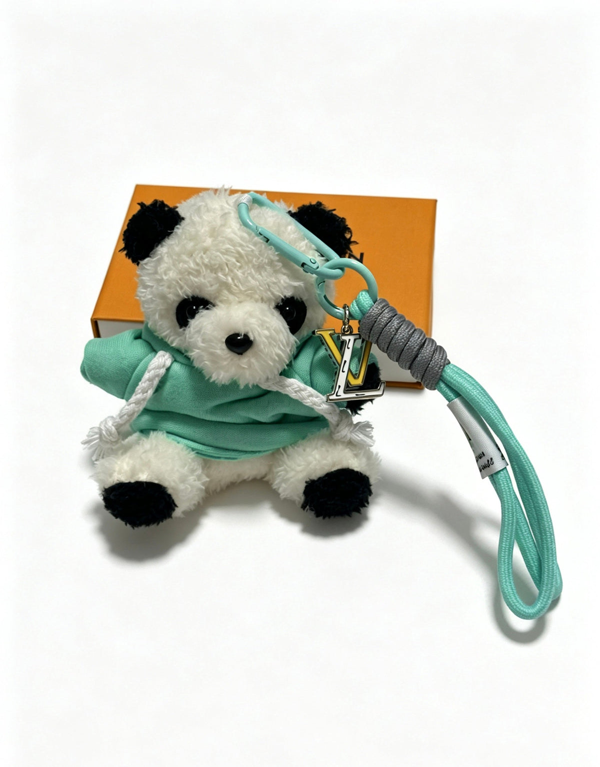 Martin Graham keychain in polished metal-tone – front product view