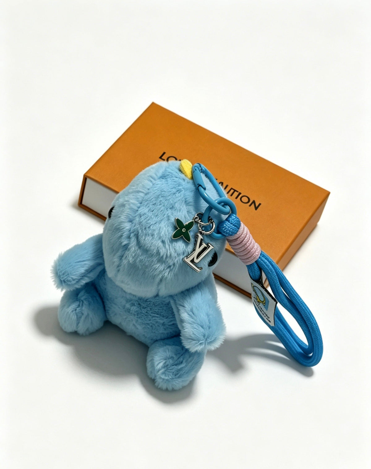 Martin Graham keychain in polished metal-tone – front product view