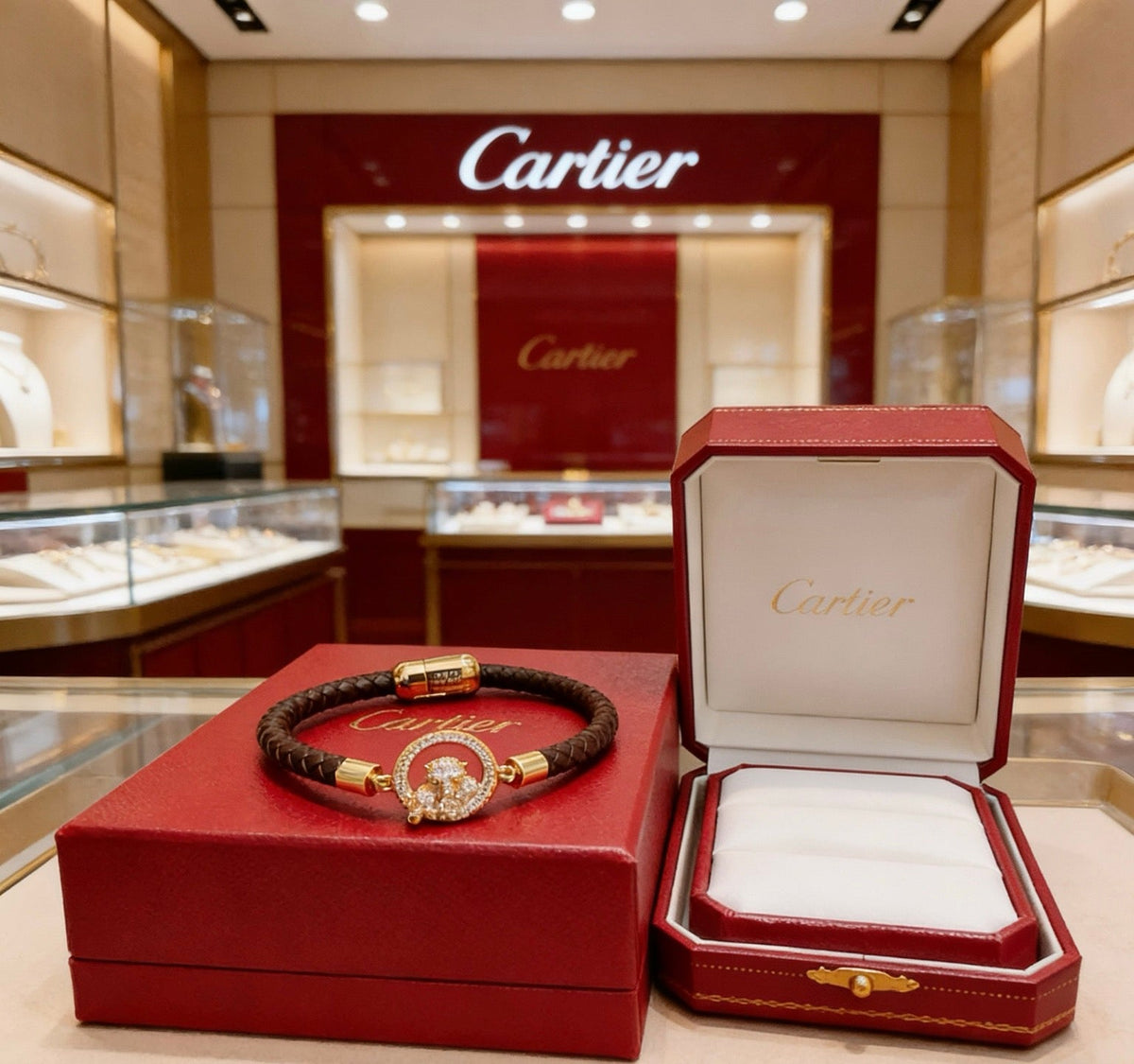 Martin Graham bracelet in polished metal-tone – close-up detail