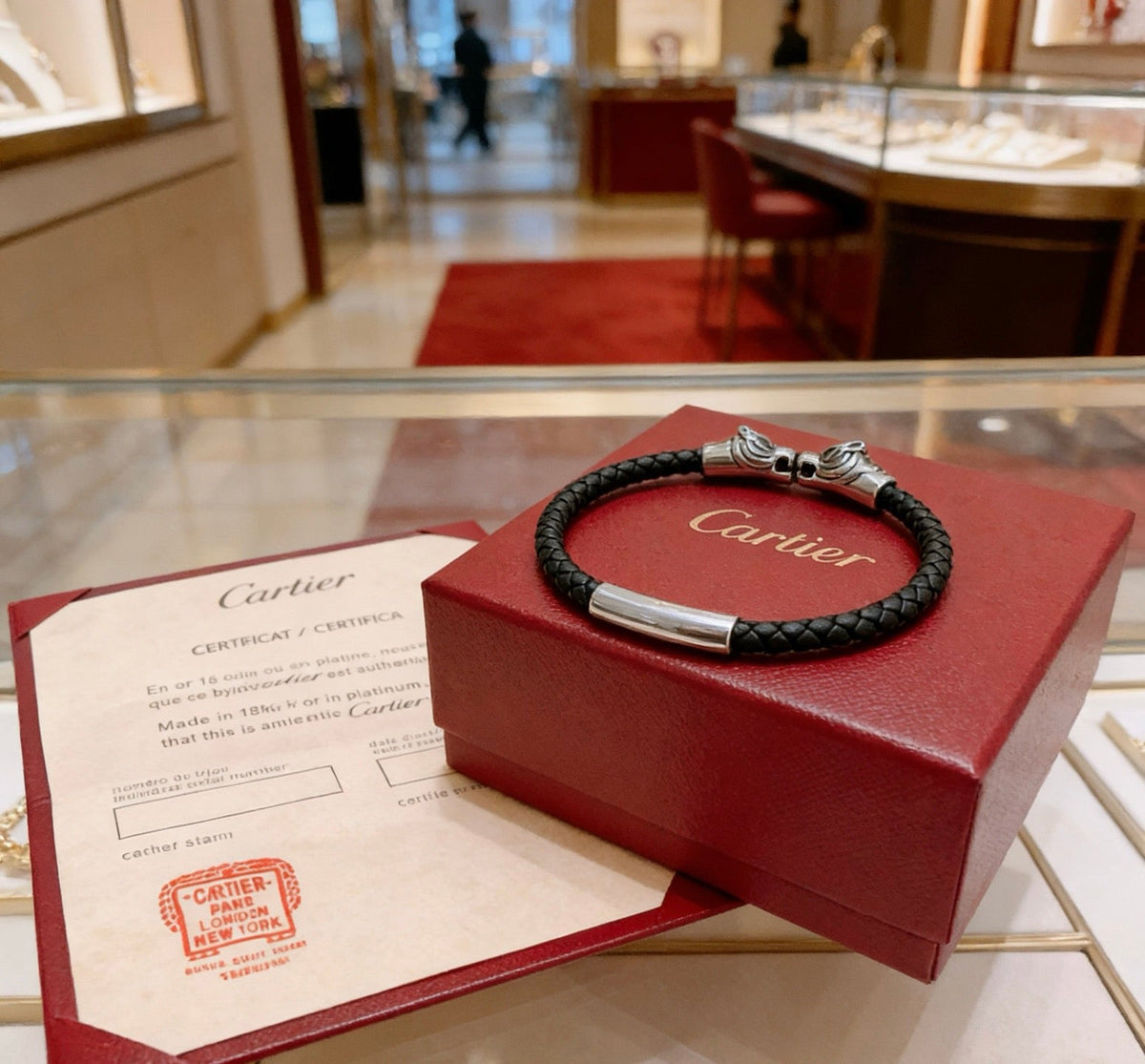 Martin Graham bracelet in polished metal-tone – side detail
