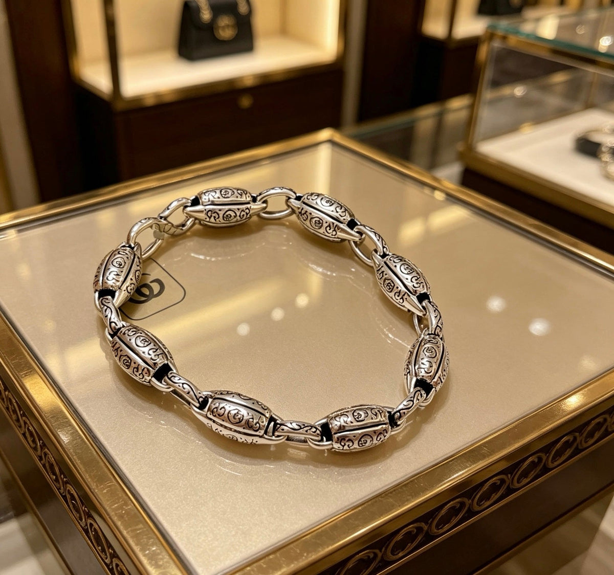 Martin Graham bracelet in polished metal-tone – main product view