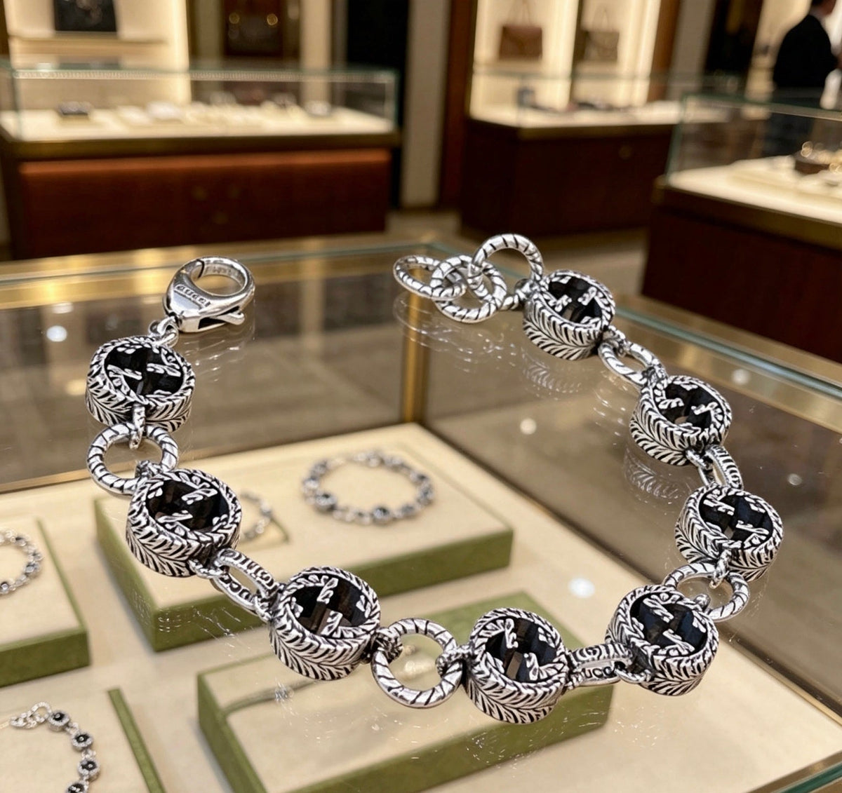 Martin Graham bracelet in polished metal-tone – main product view