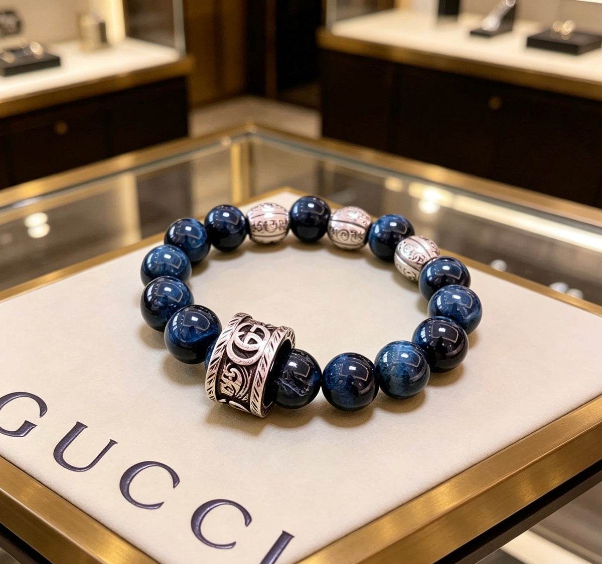Martin Graham bracelet in polished metal-tone – main product view