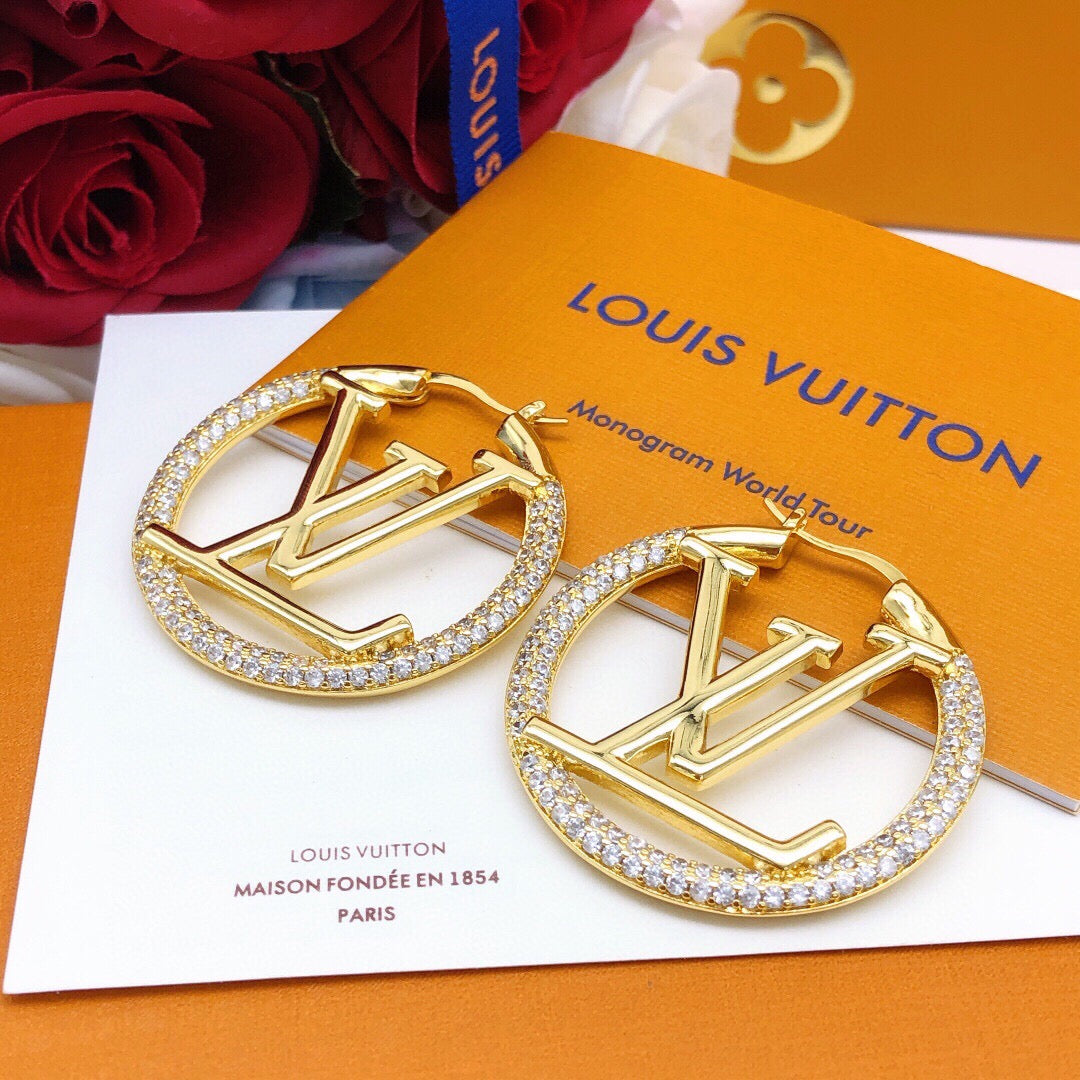 Martin Graham earrings in polished metal-tone – styled product view