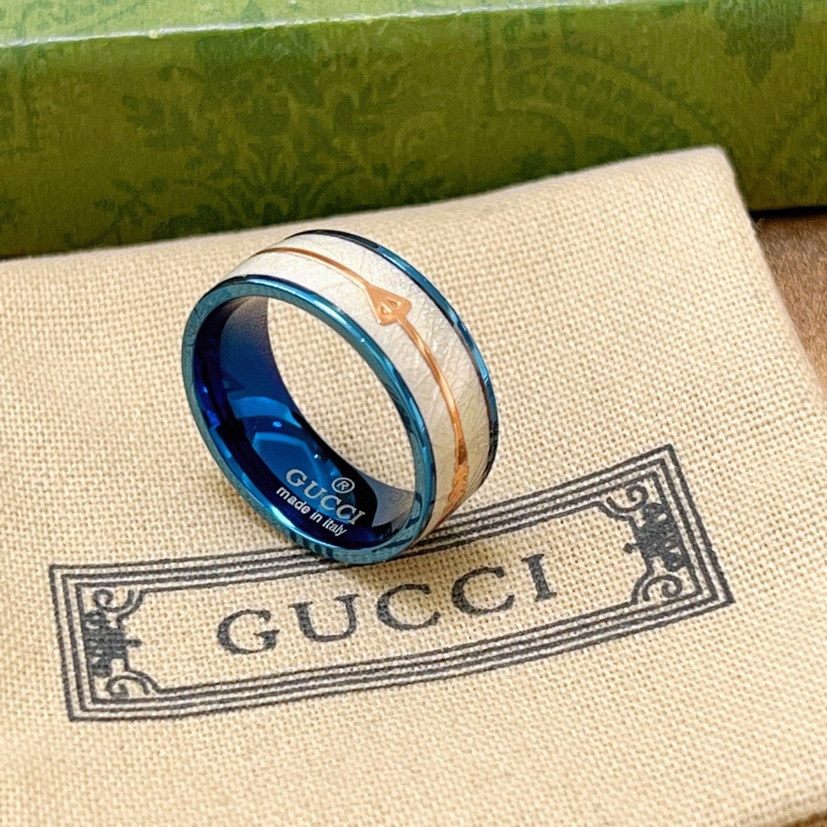 Martin Graham ring in polished metal-tone – main product view