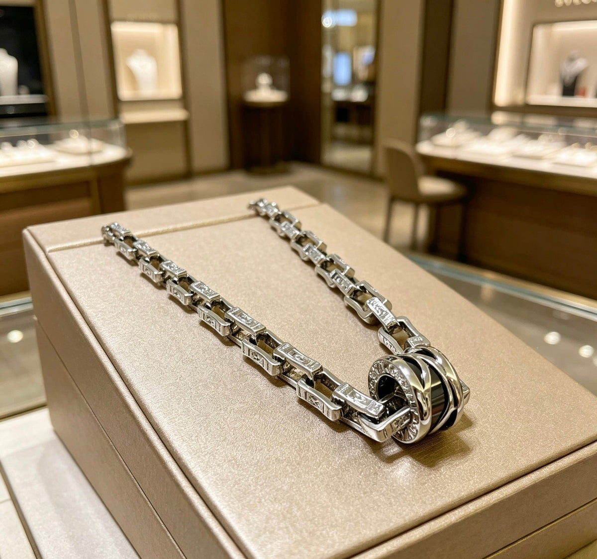 Martin Graham ring in polished metal-tone – close-up detail