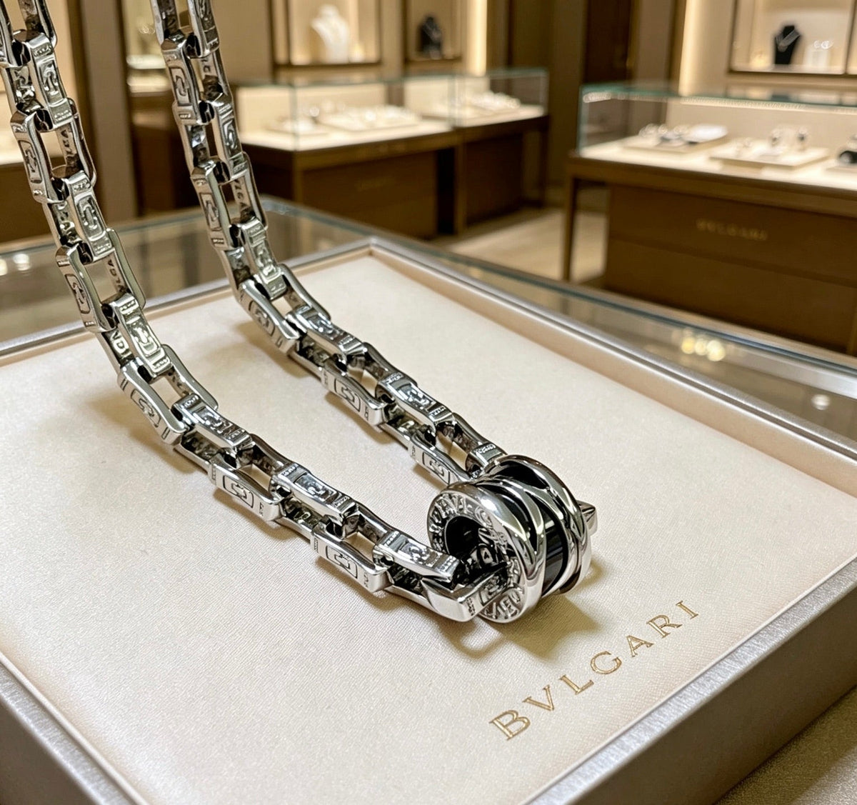 Martin Graham ring in polished metal-tone – styled product view