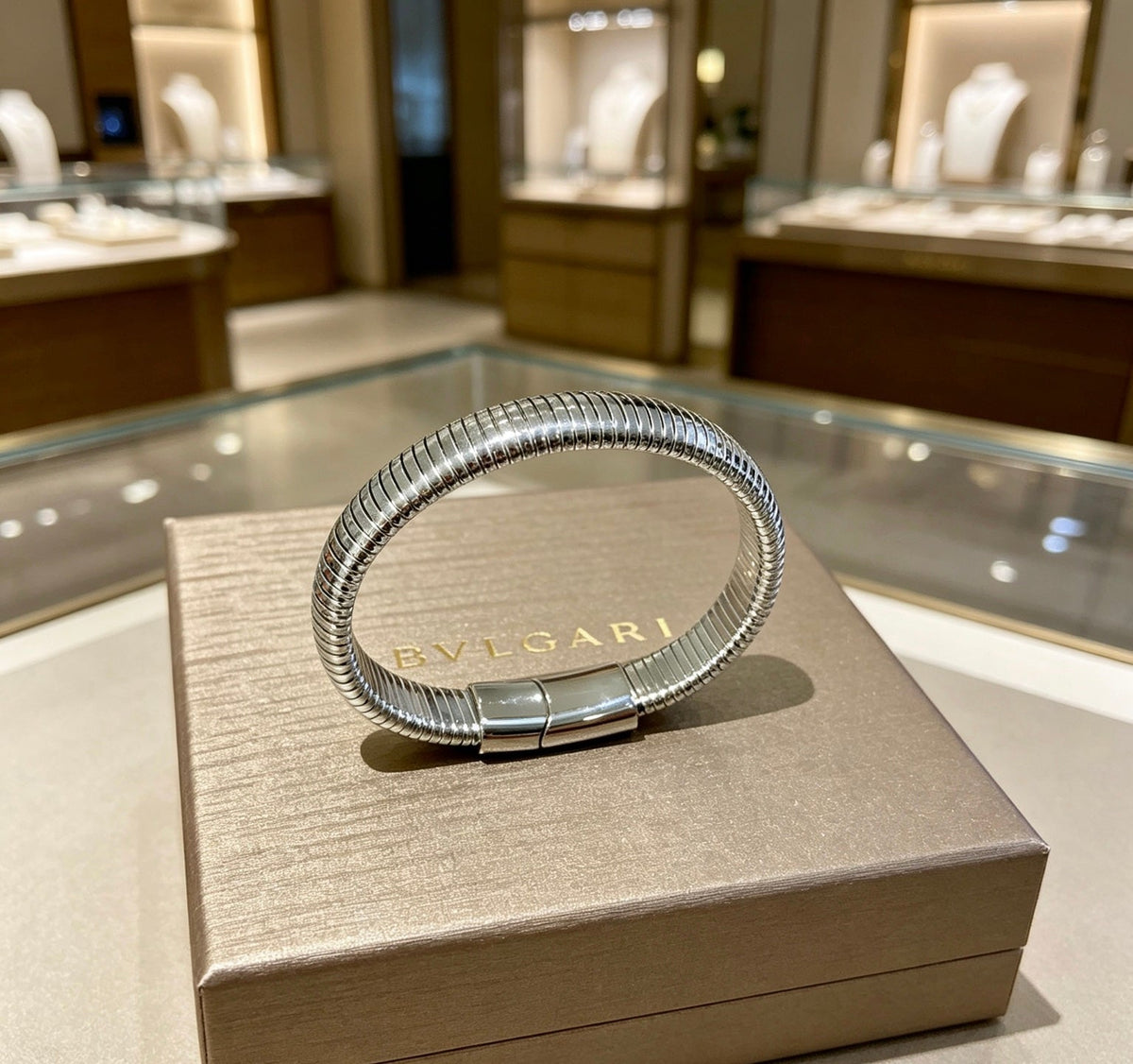 Martin Graham ring in polished metal-tone – styled product view