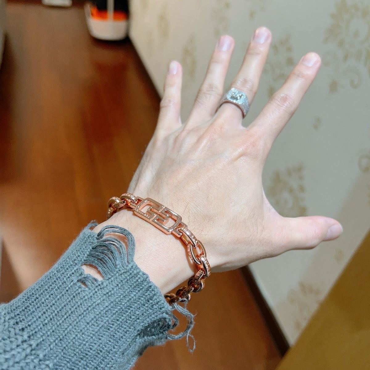 Martin Graham ring in polished metal-tone – main product view