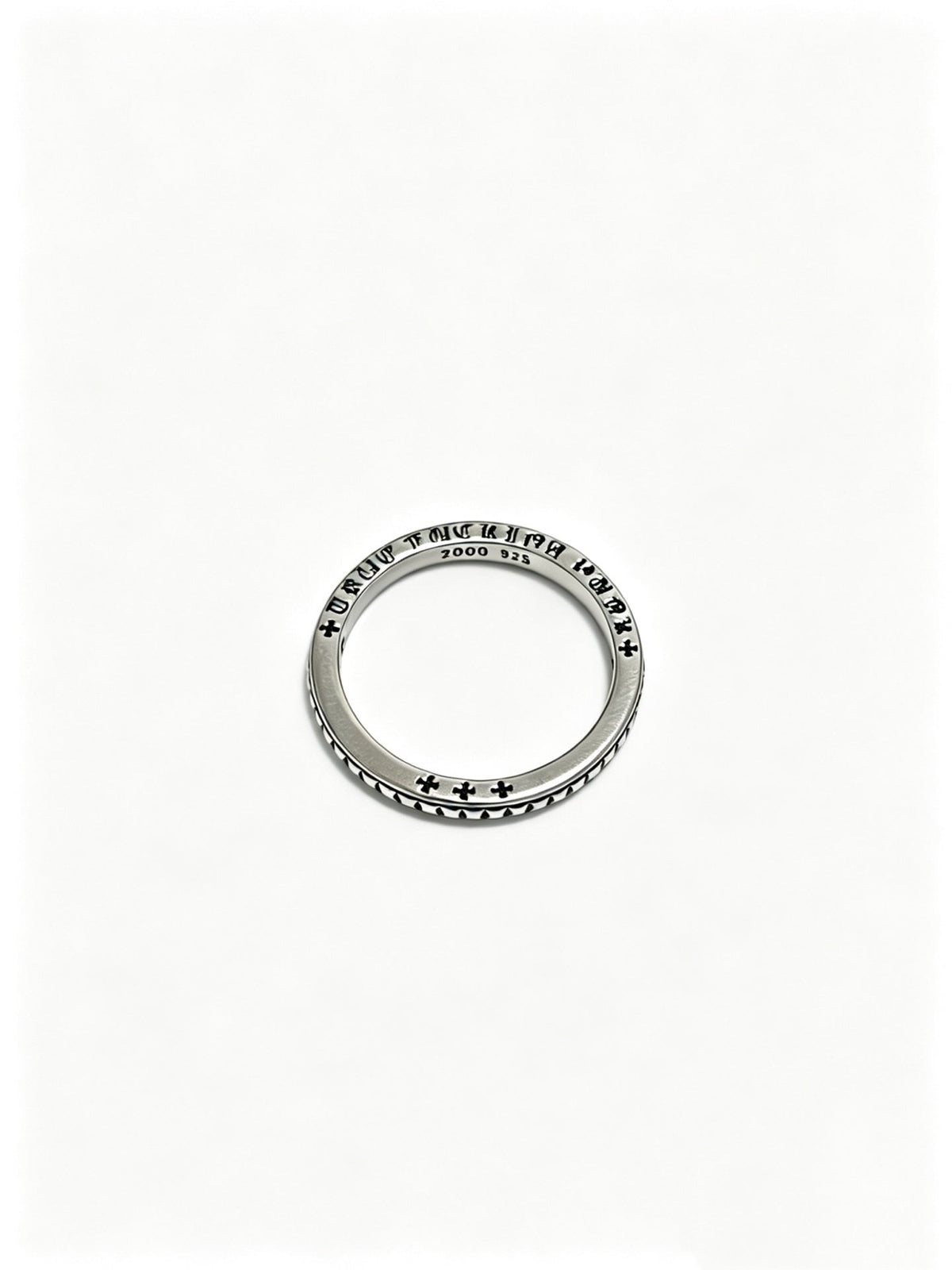 Martin Graham ring in polished metal-tone – front product view