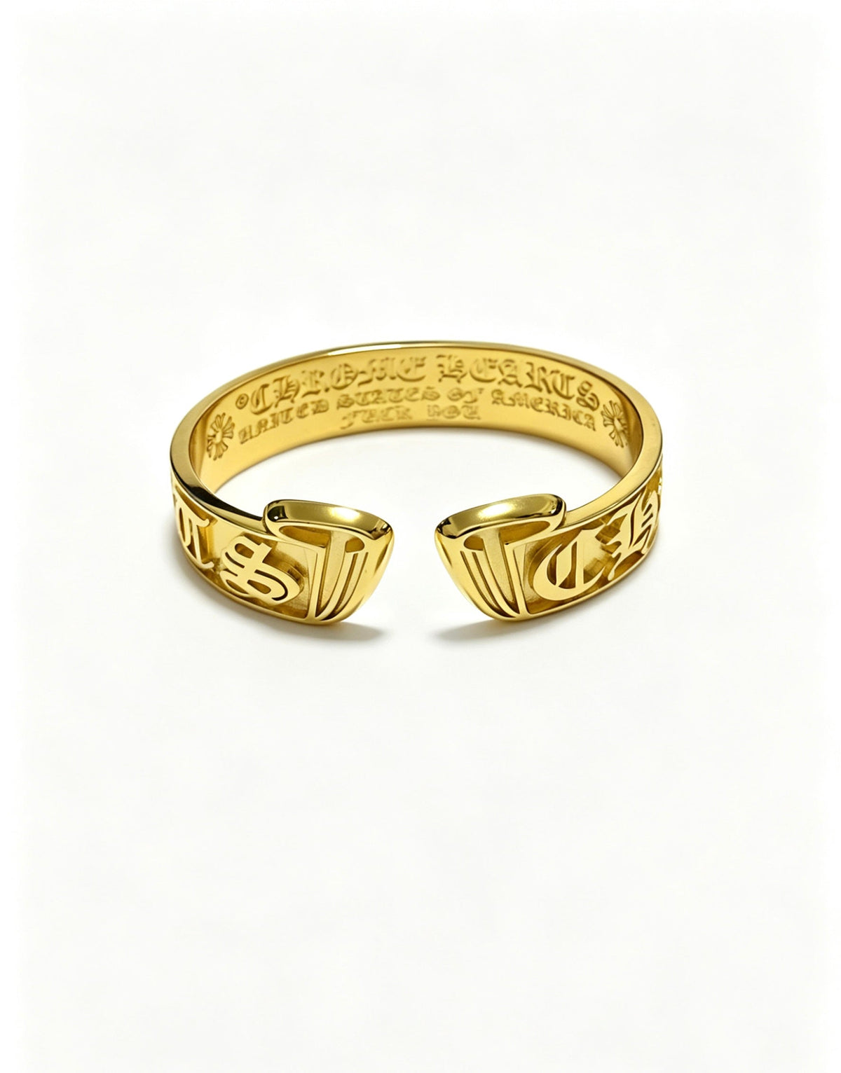 Martin Graham bracelet in polished metal-tone – side detail