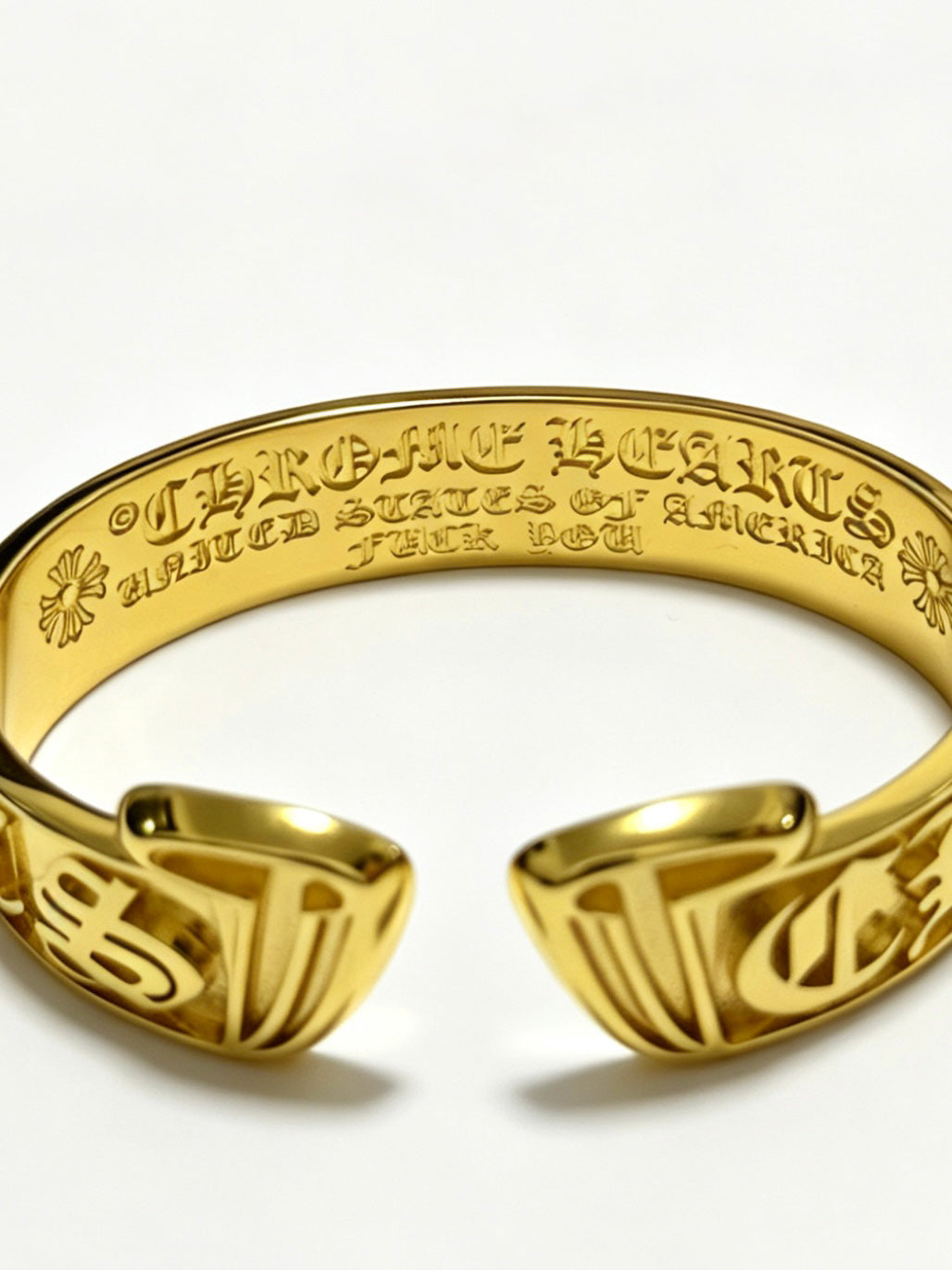 Martin Graham bracelet in polished metal-tone – styled product view