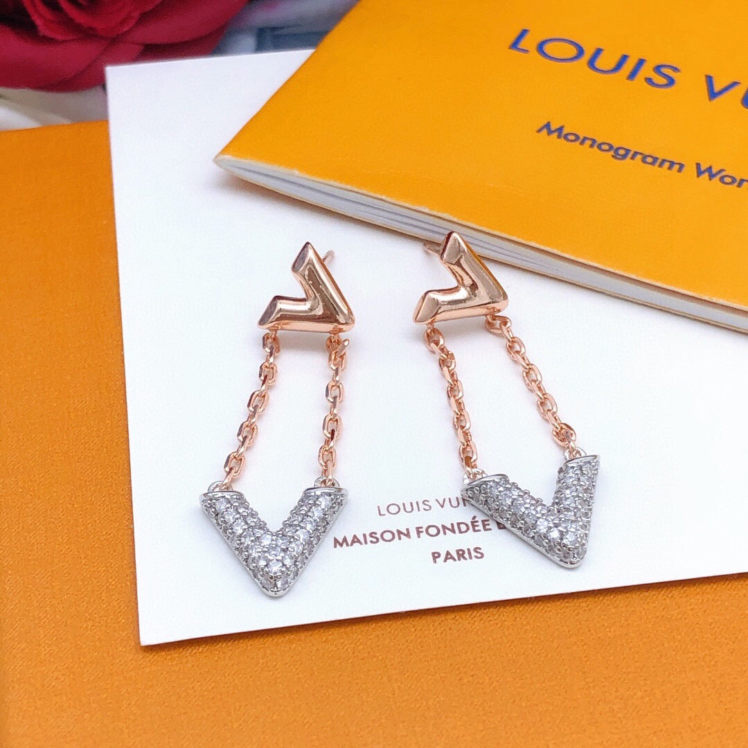 Martin Graham stud earrings in polished metal-tone – main product view
