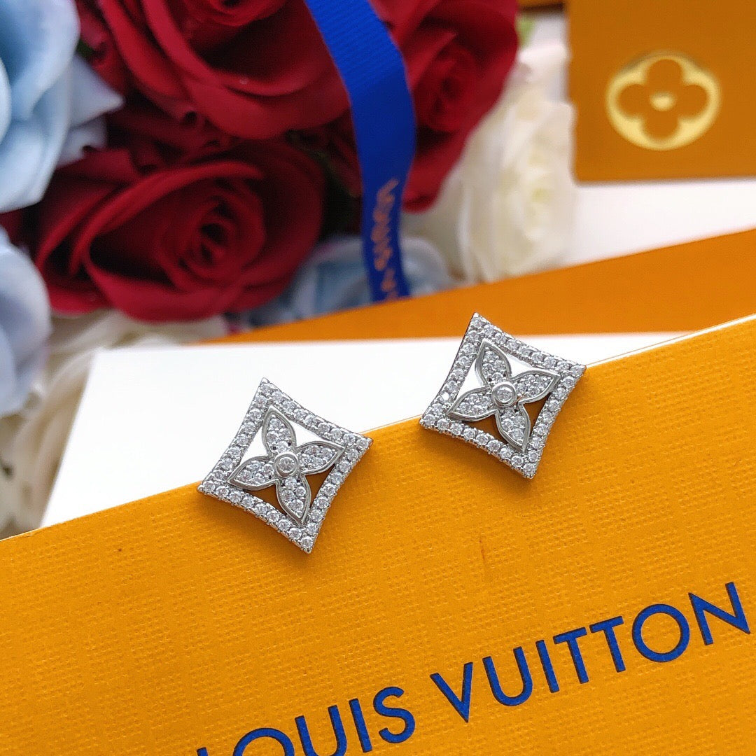 Martin Graham stud earrings in polished metal-tone – main product view