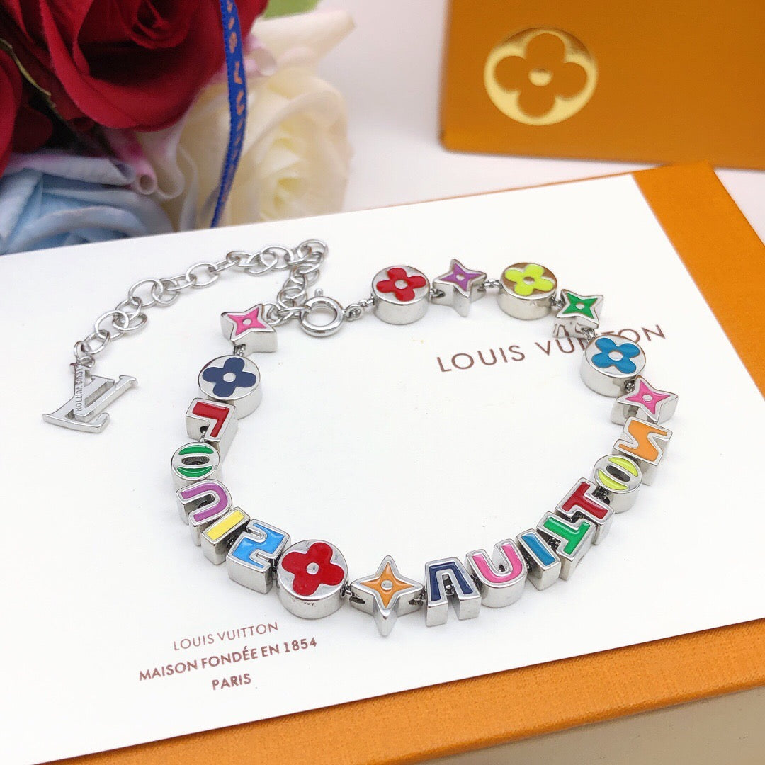 Martin Graham bracelet in polished metal-tone – front product view