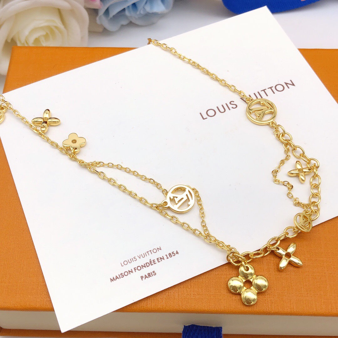 Martin Graham bracelet in polished metal-tone – front product view