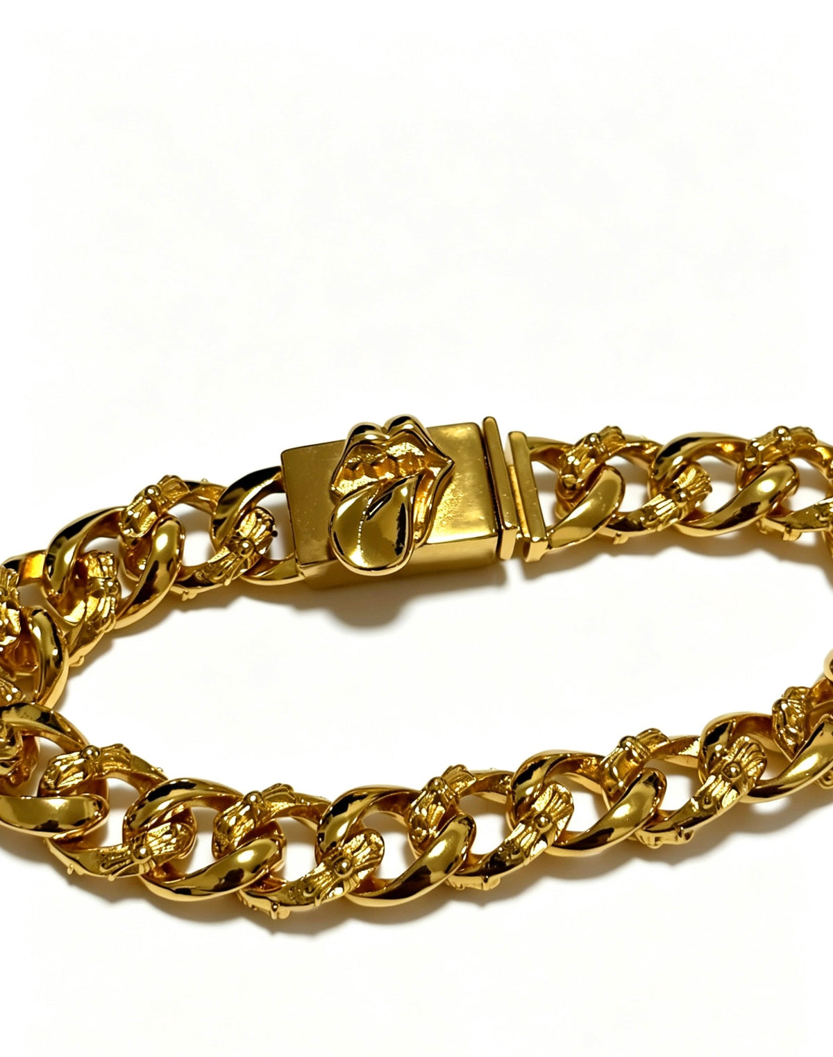 Martin Graham bracelet in polished metal-tone – detail view