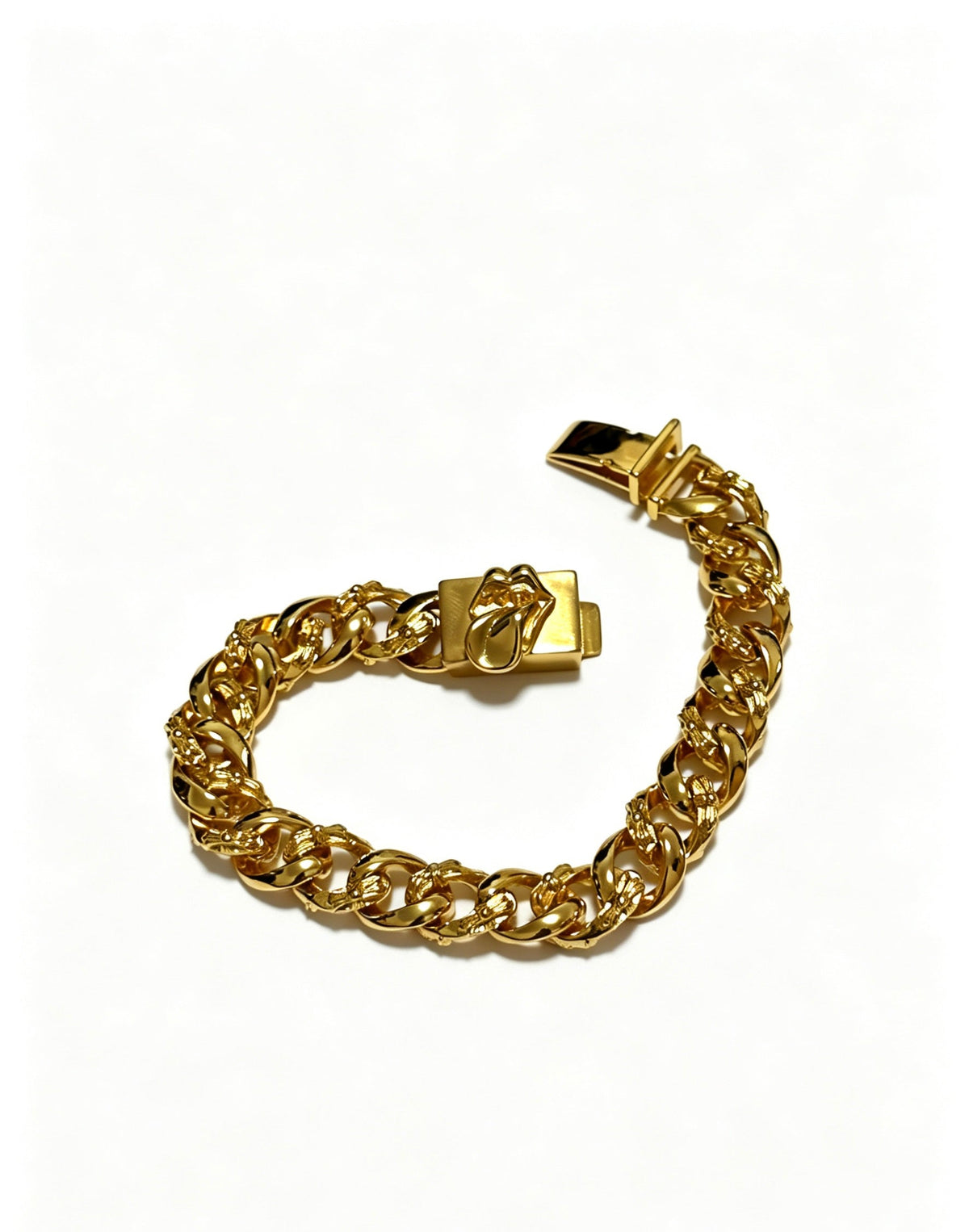 Martin Graham bracelet in polished metal-tone – close-up detail